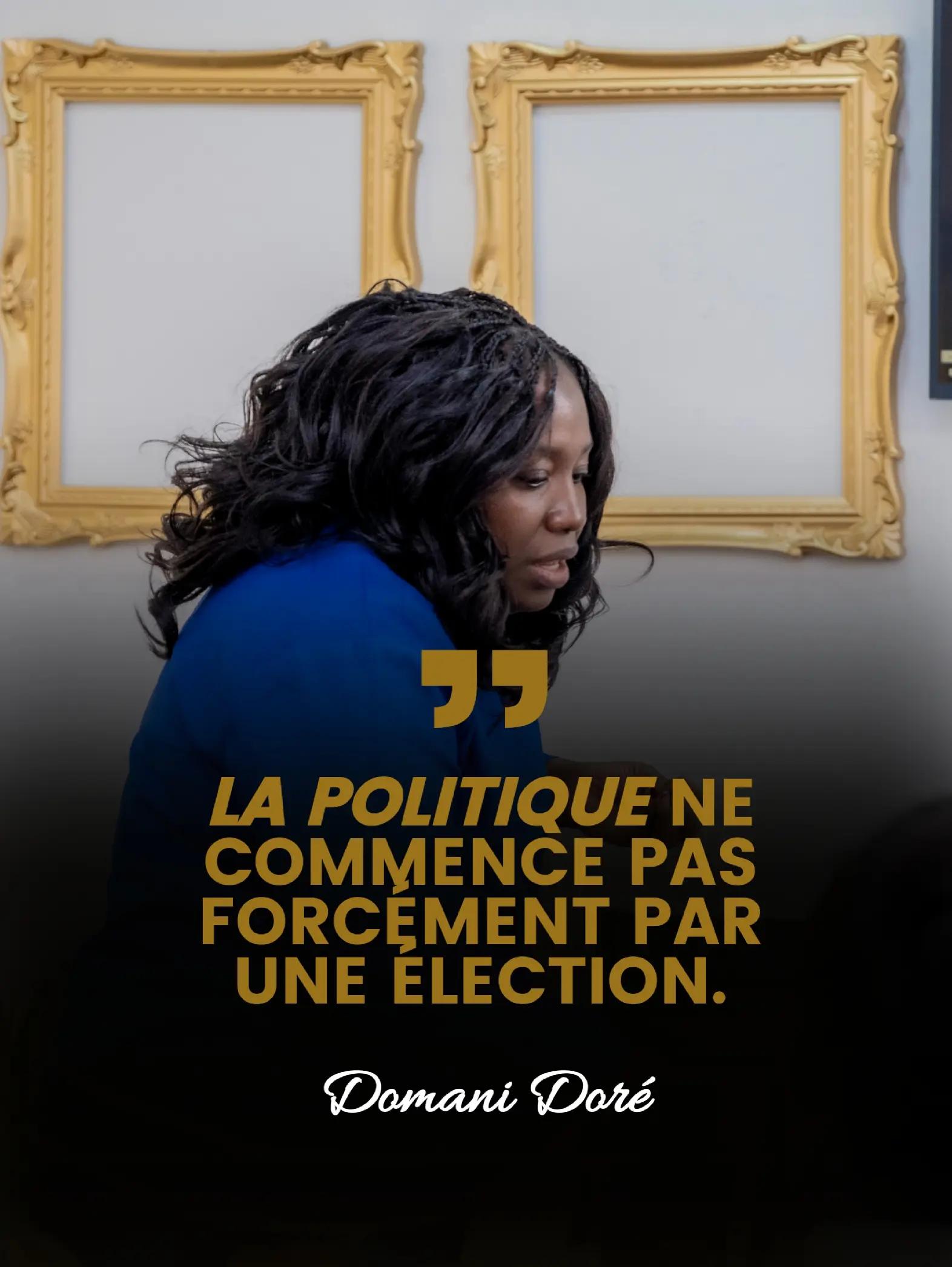@Domani DORÉ| Coach Politique