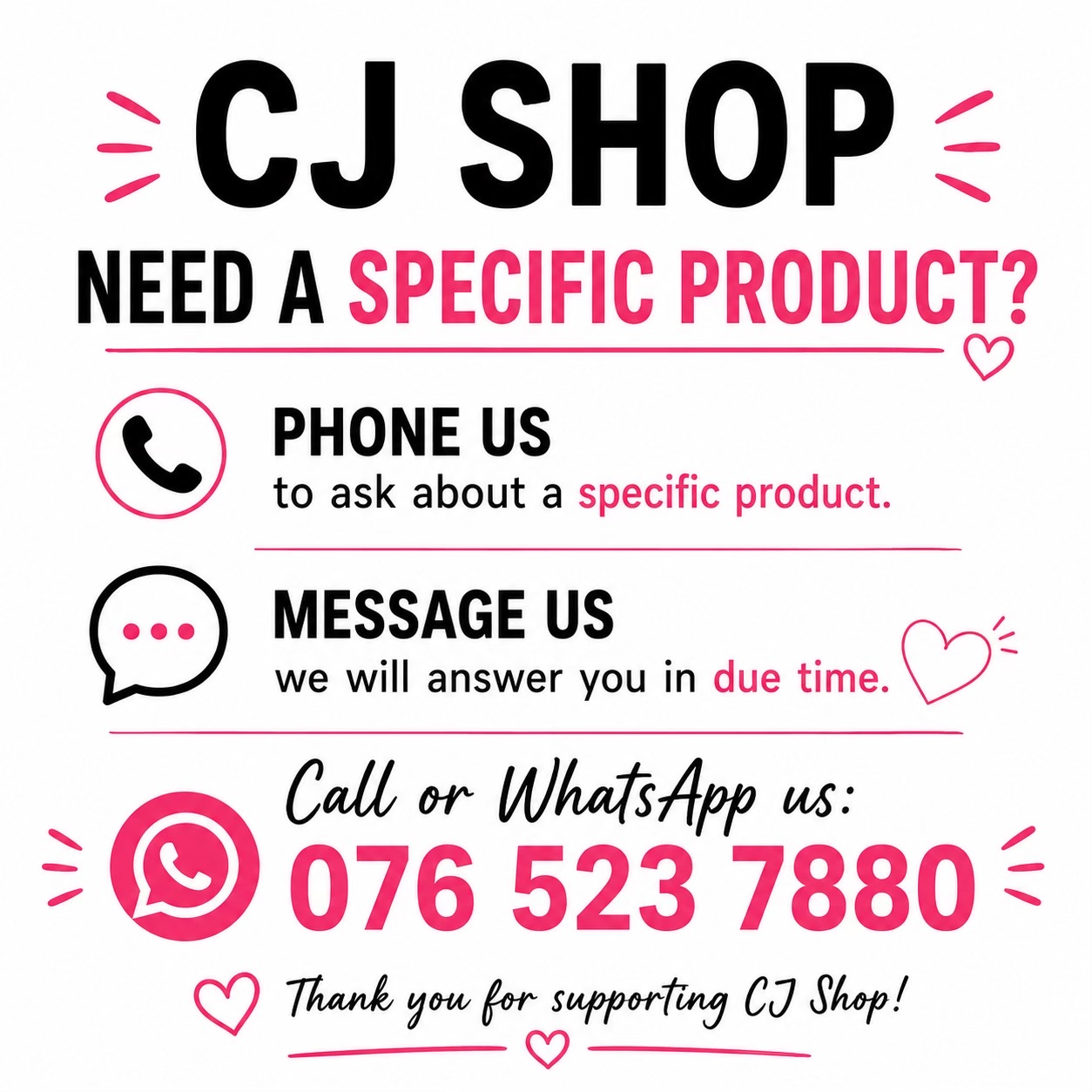 @CJ Shop Pty Ltd