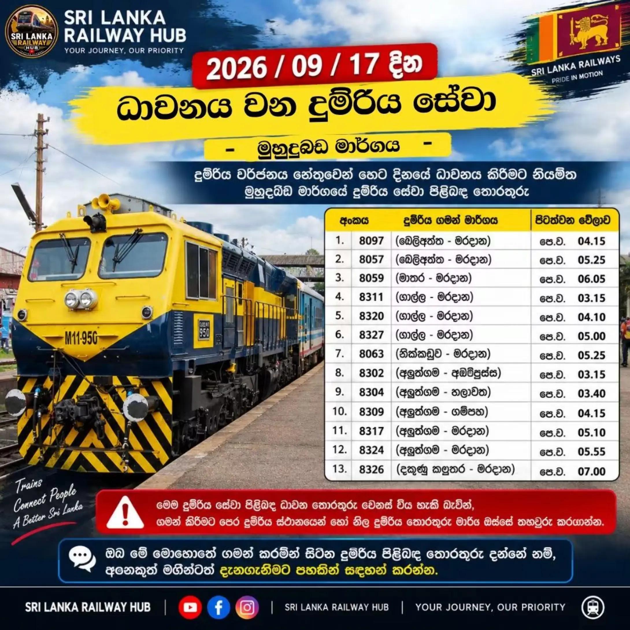 @Sri Lanka Railway Hub