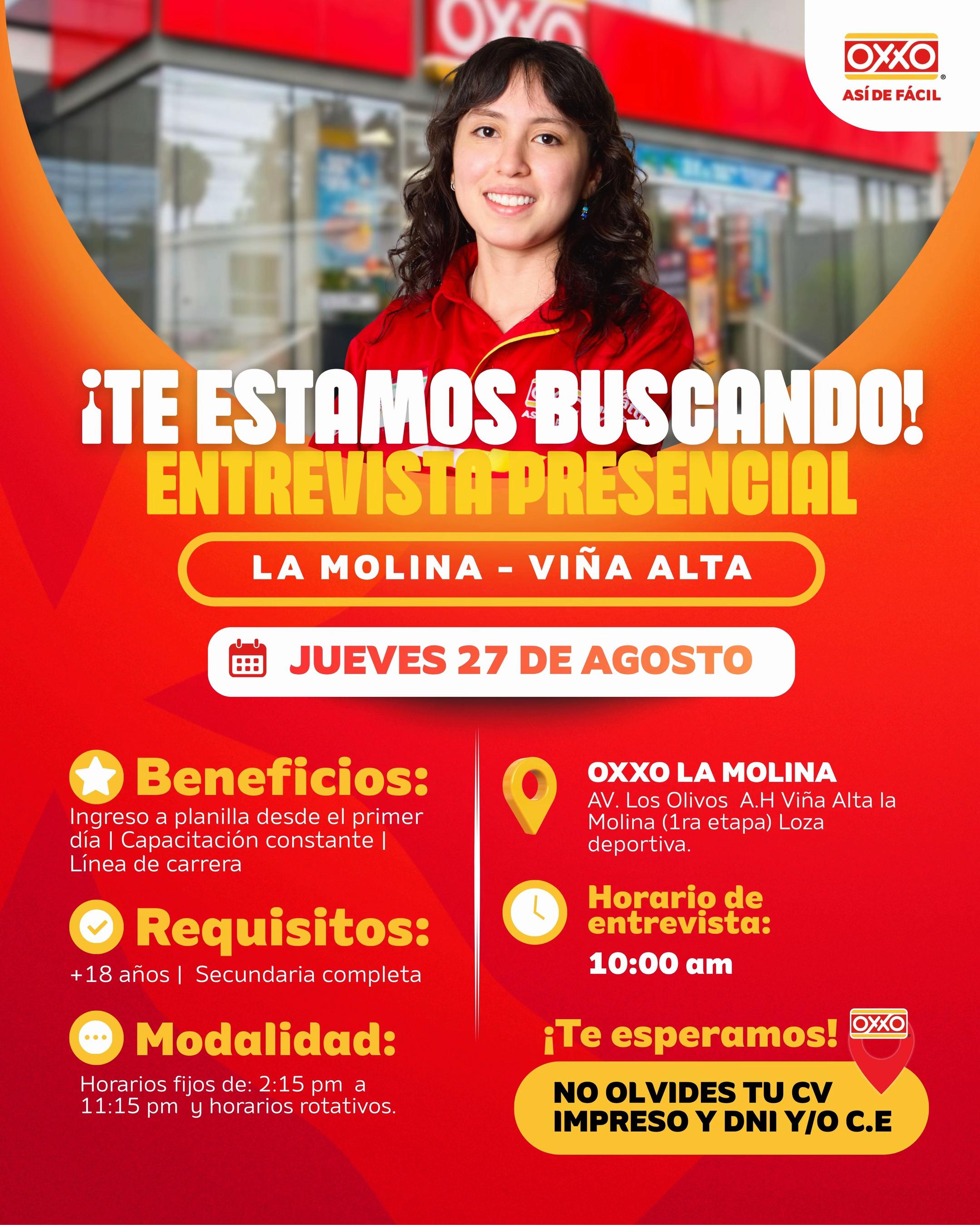 @Trabaja en OXXO Per&uacute;