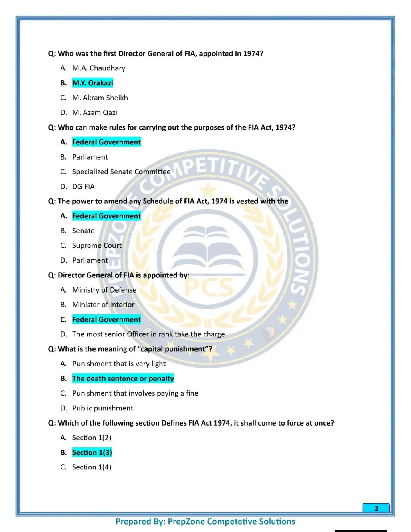 @One Paper Test Preparation