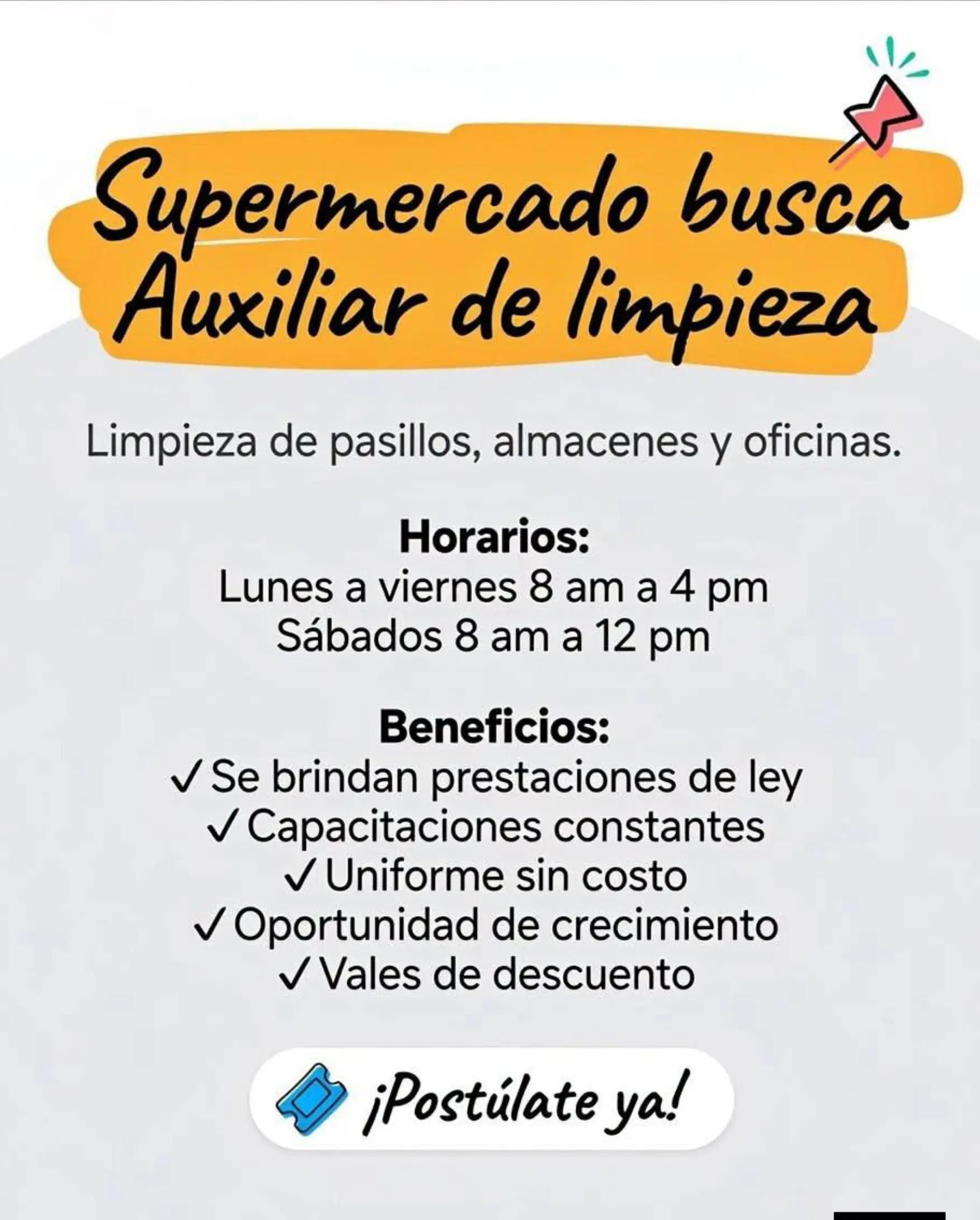 @trabajo si hay✅️