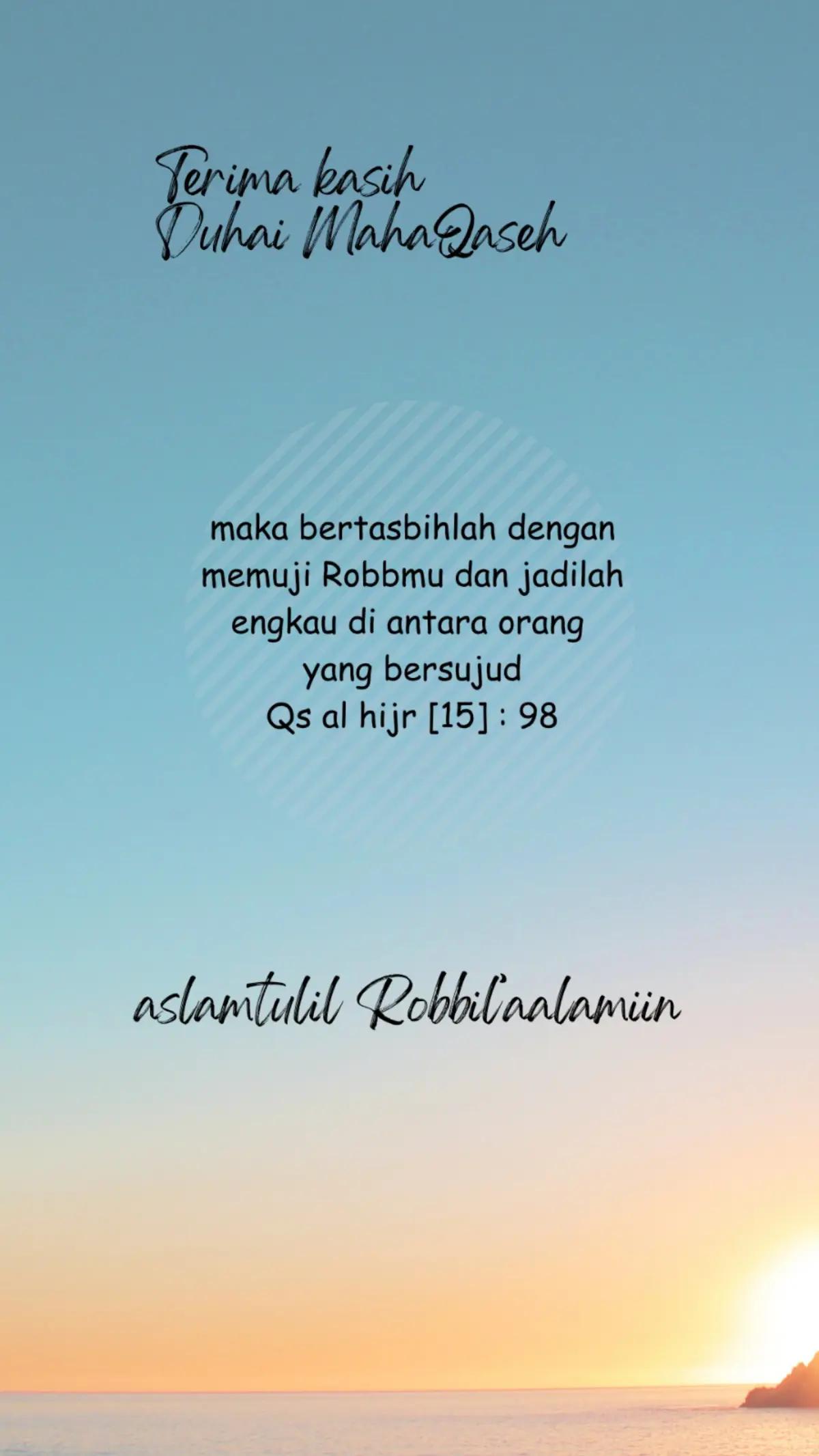 @CahayaQasehNya