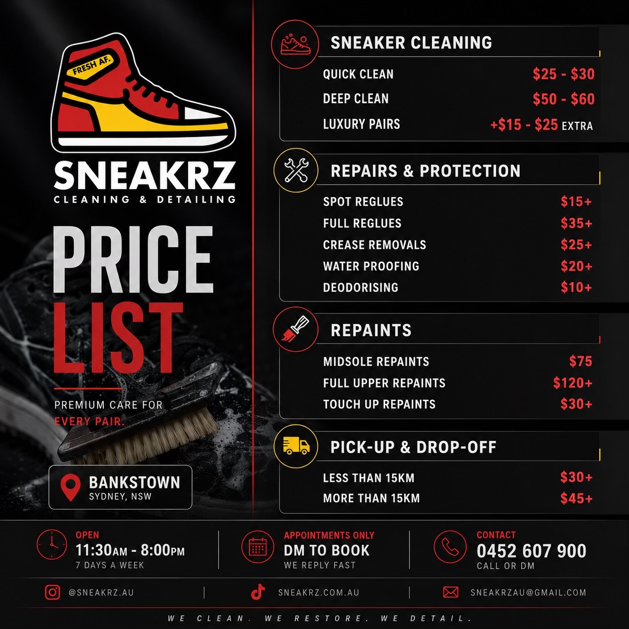 @SNEAKRZ Cleaning and Detailing