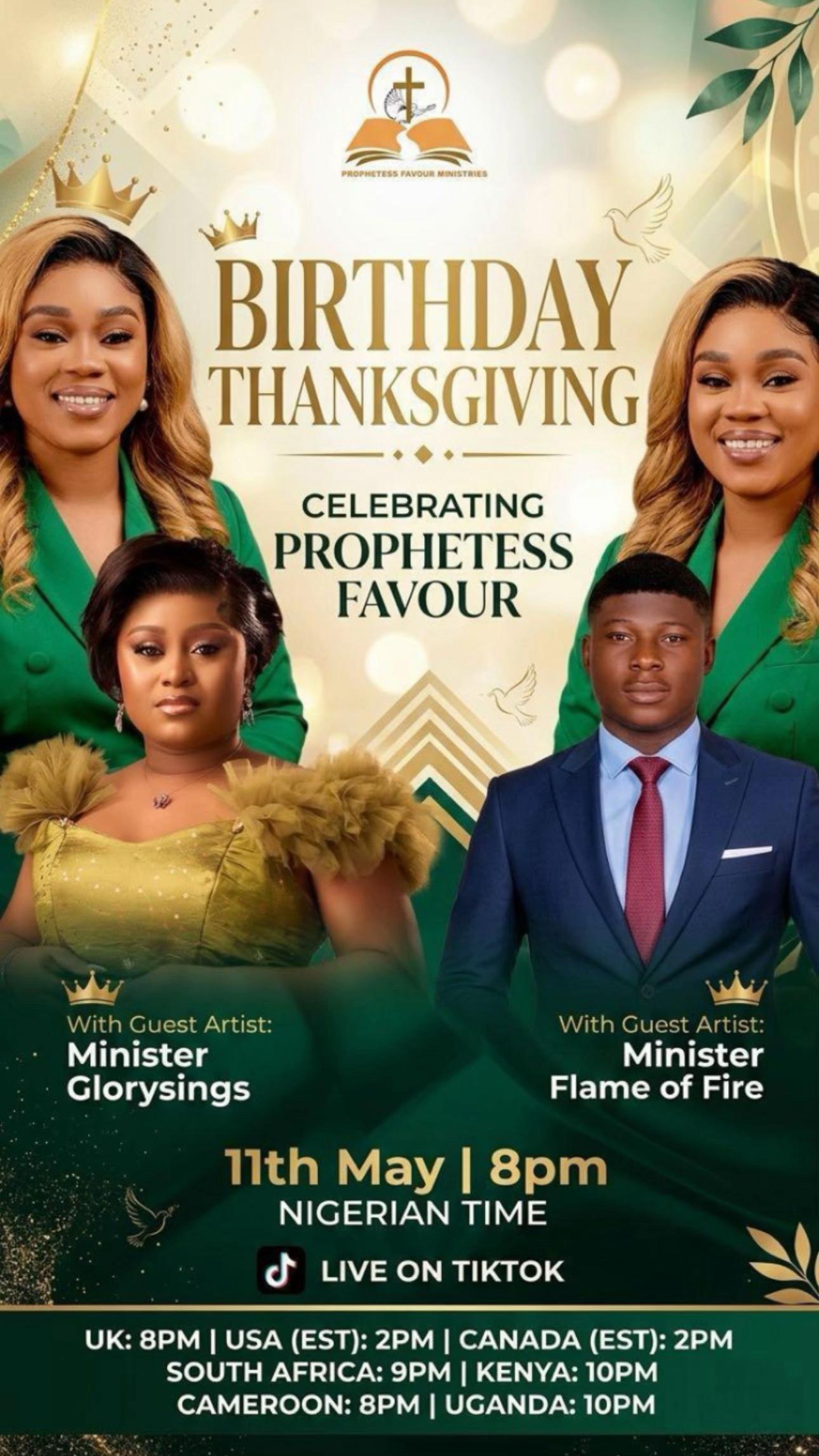 @Prophetess Favour Official