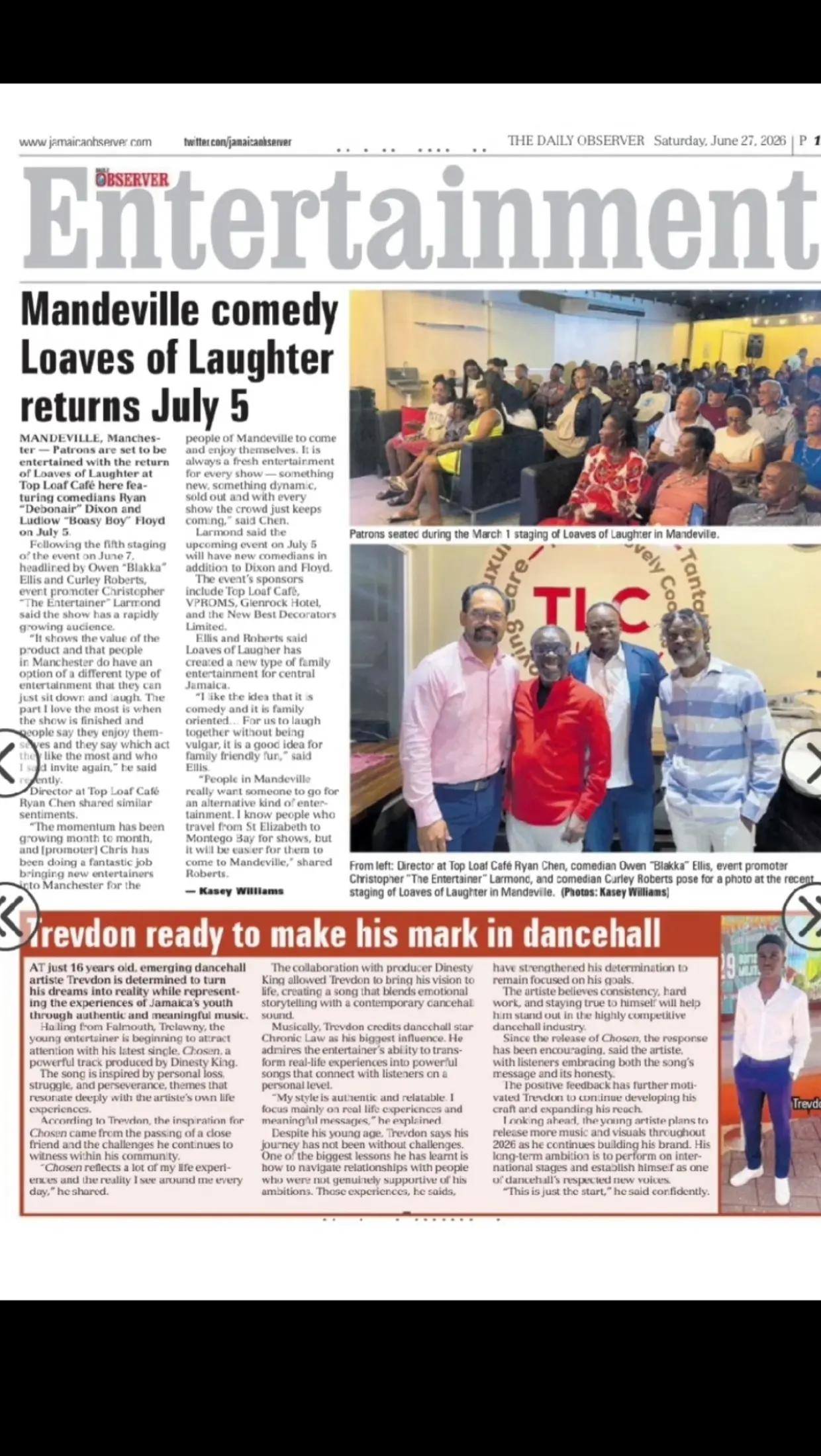 @Chris The-Entertainer Larmond