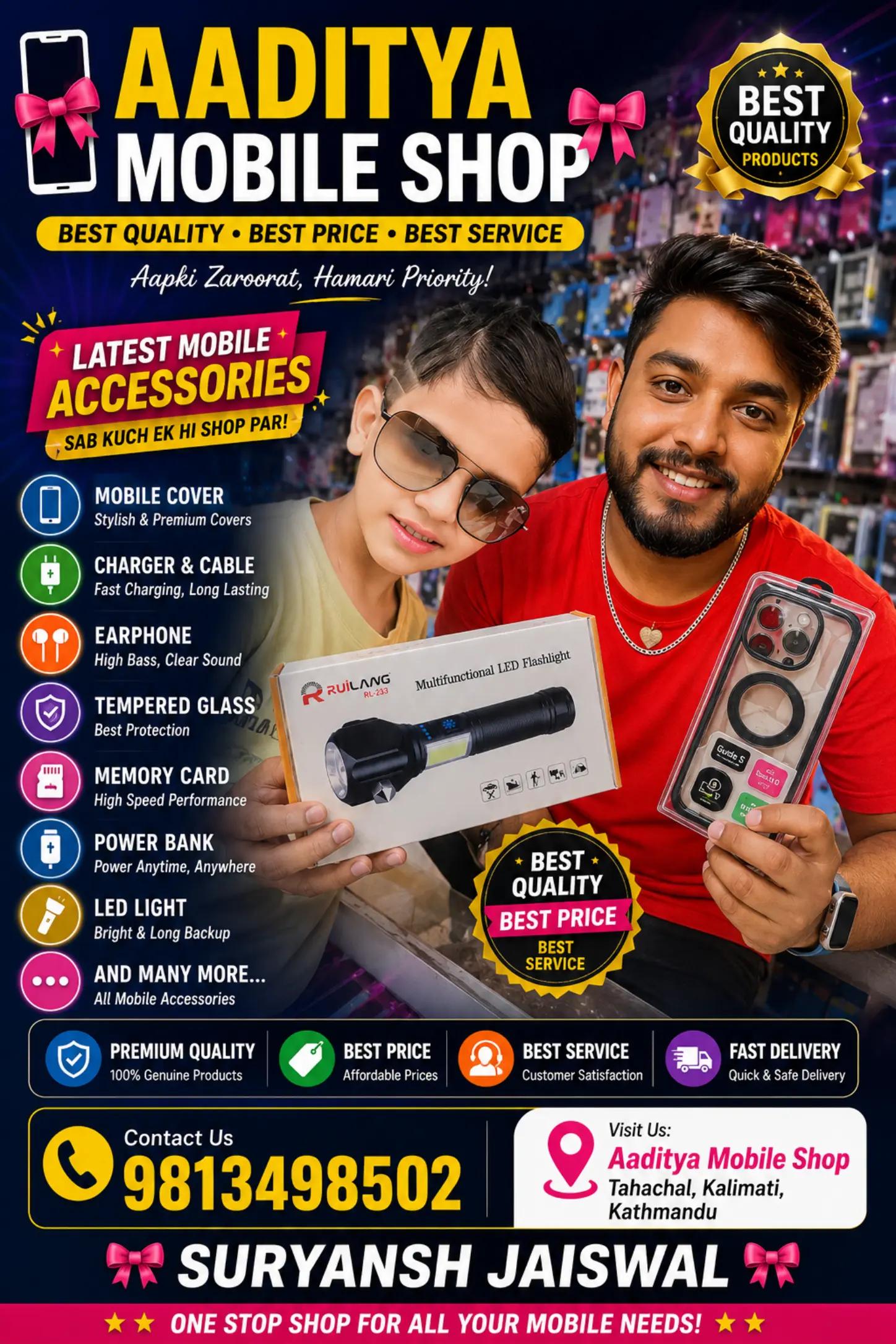 @📱💥Aaditya Mobile shop📸💥