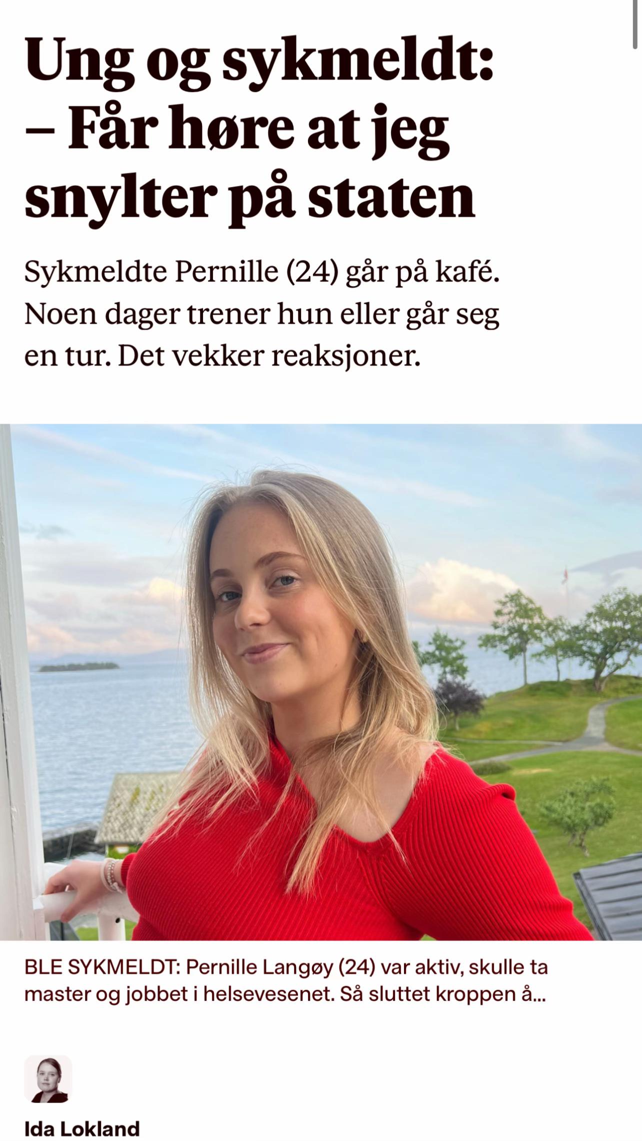 @PERNILLE LANGØY