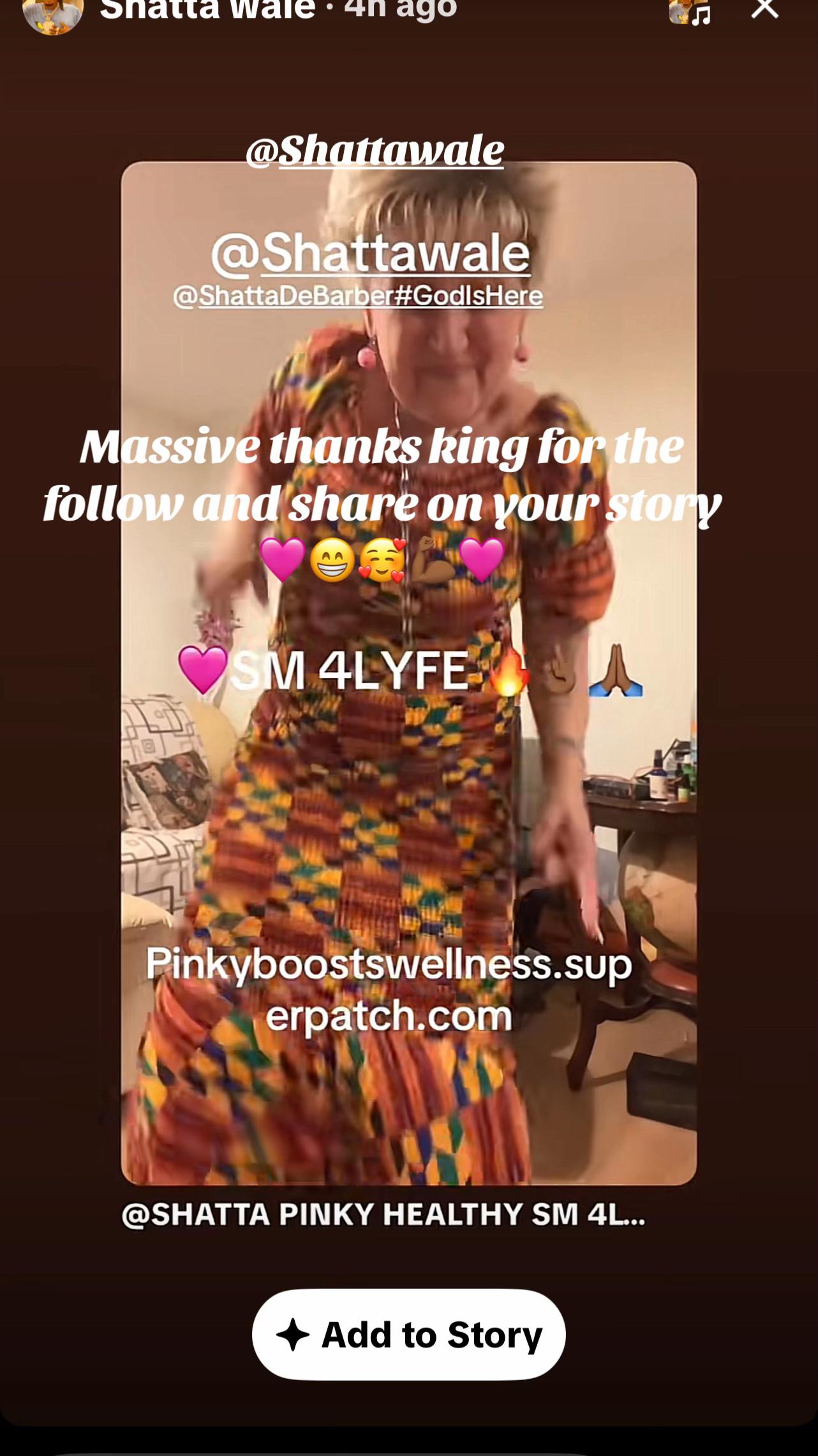@SHATTA PINKY HEALTHY SM 4LYFE
