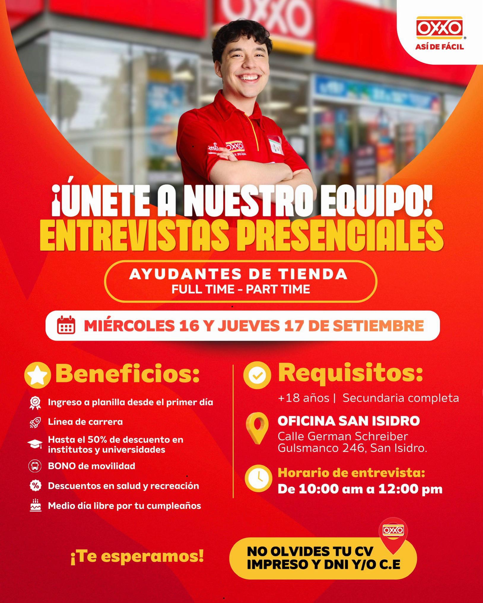 @Trabaja en OXXO Perú