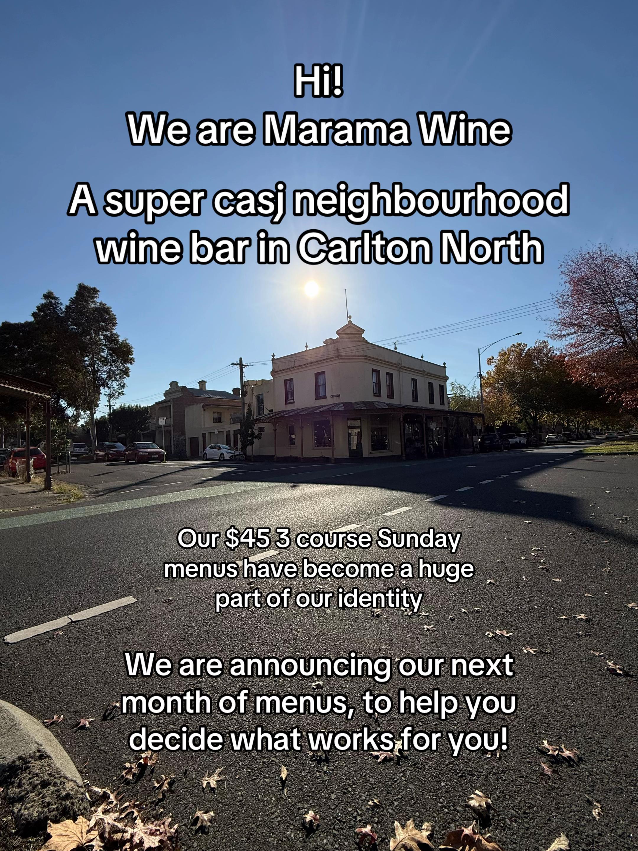 @Marama Wine
