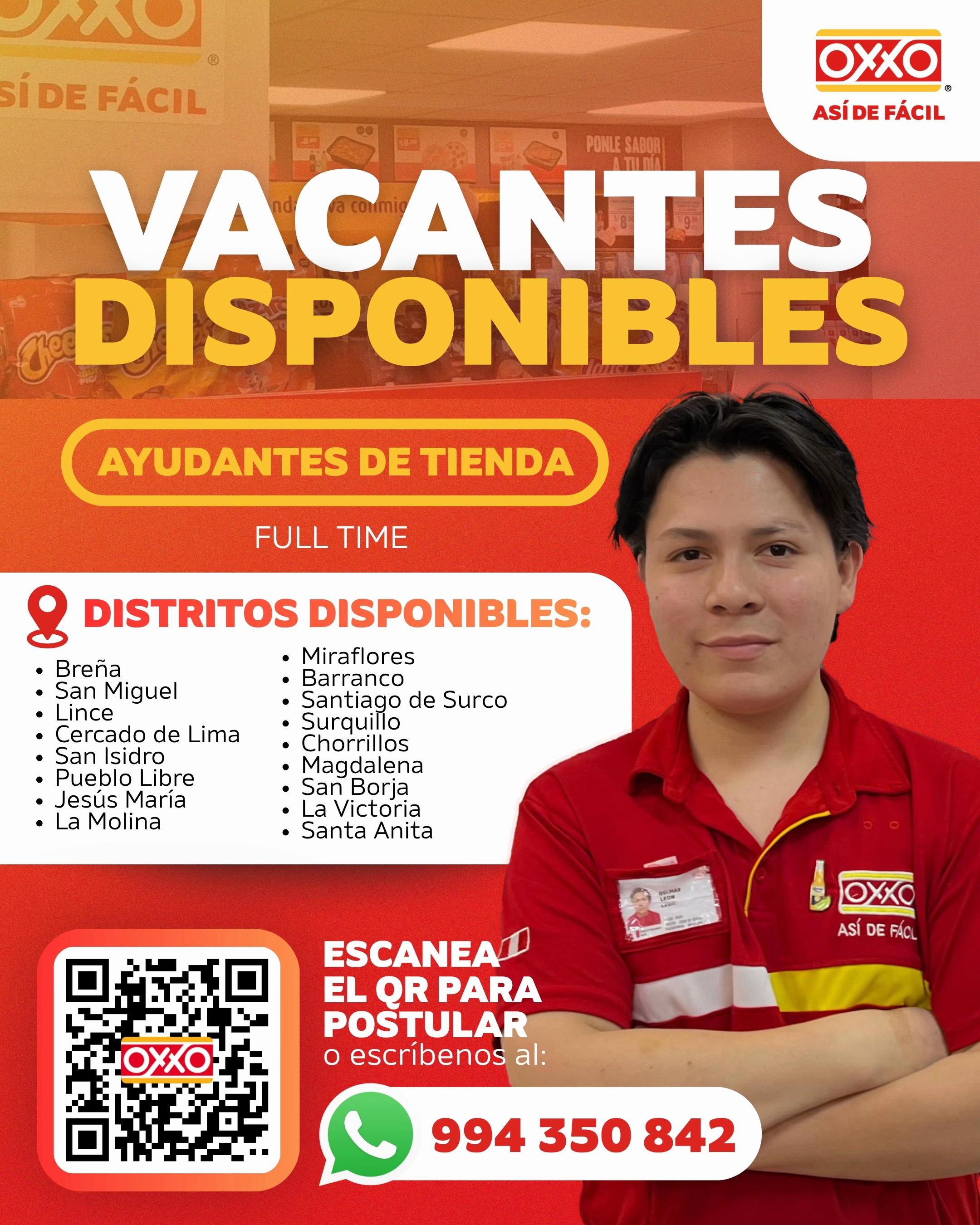 @Trabaja en OXXO Perú