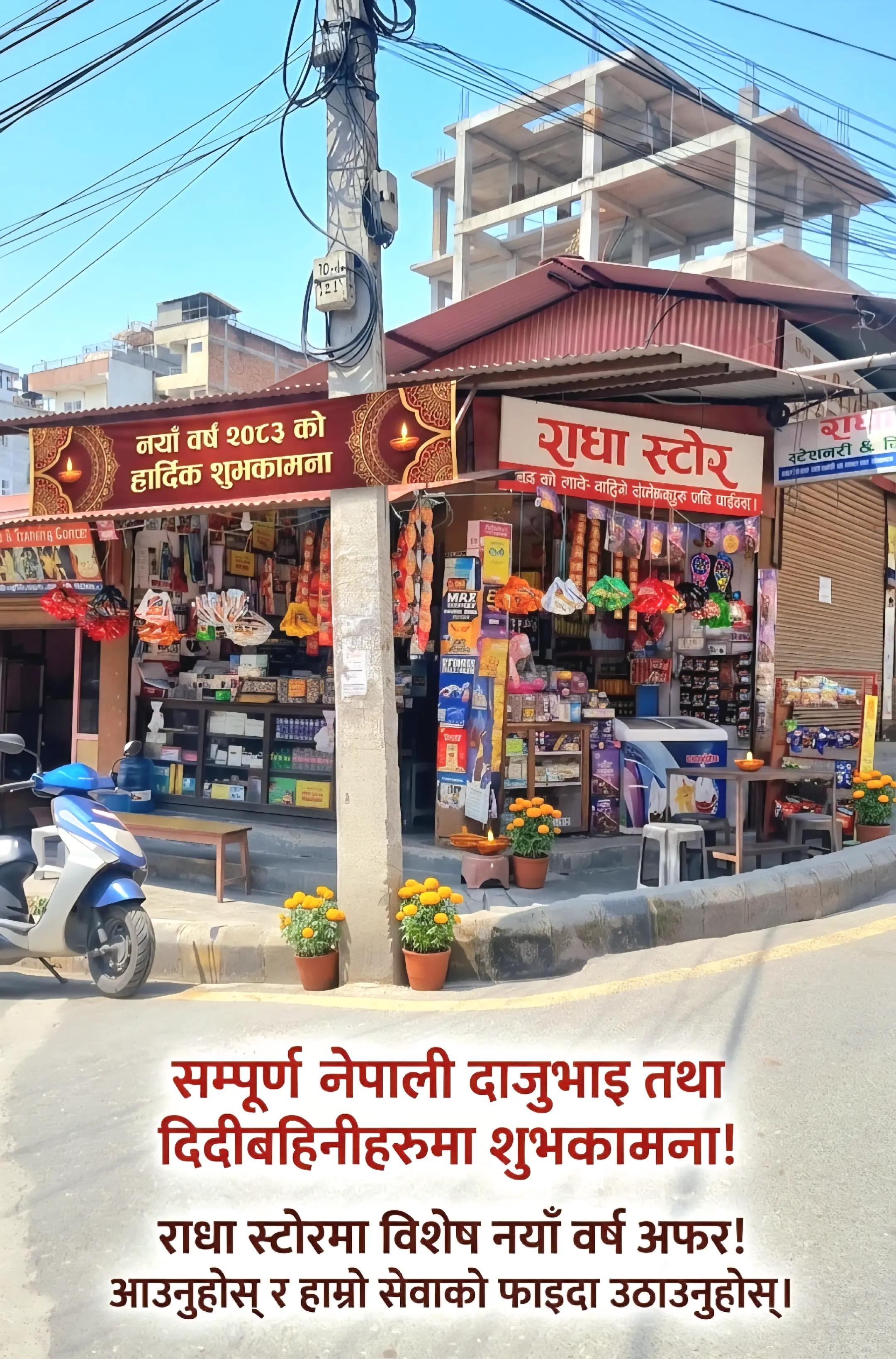 @Radha store,Boudha pipalbot