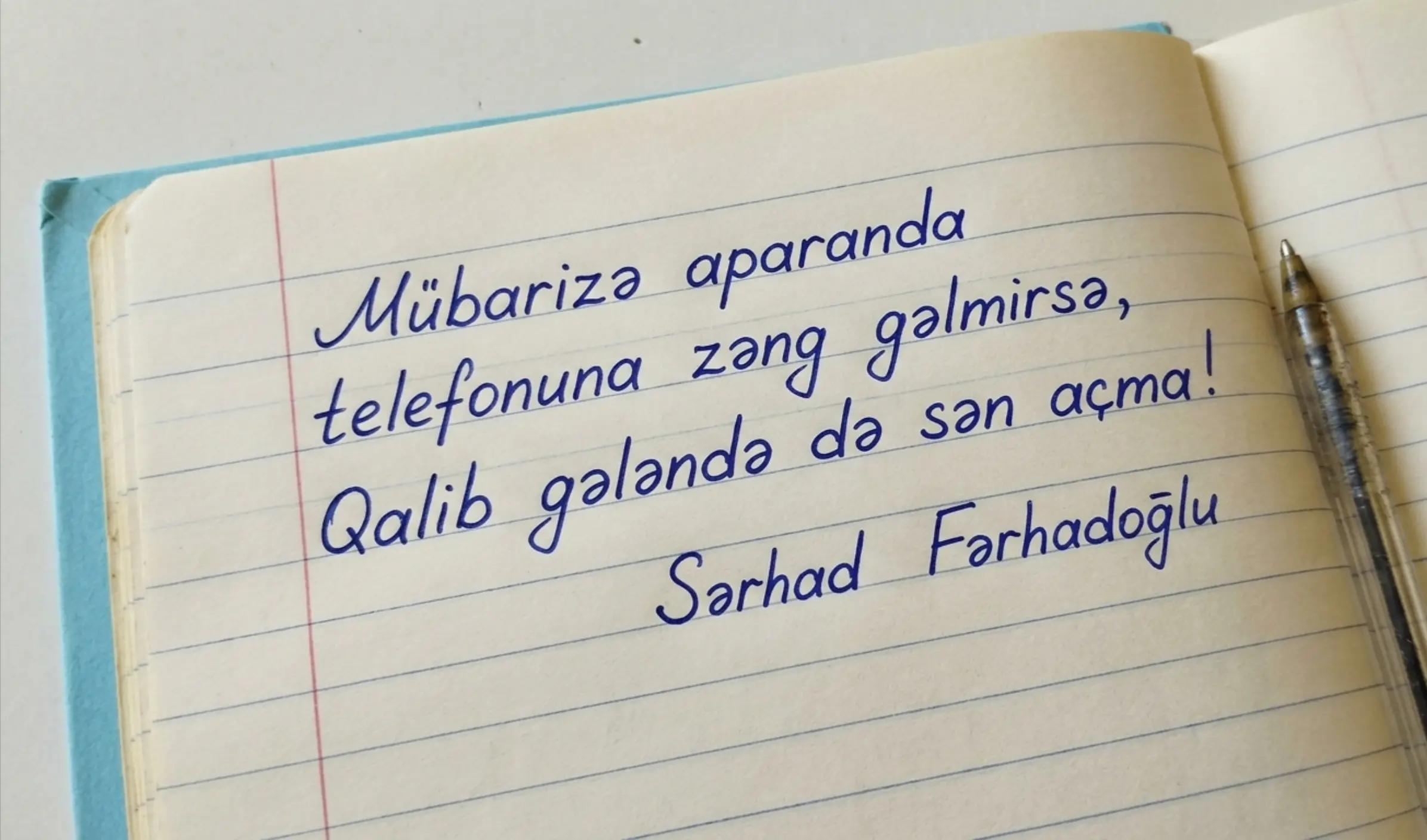 @Sərhad Fərhadoğlu