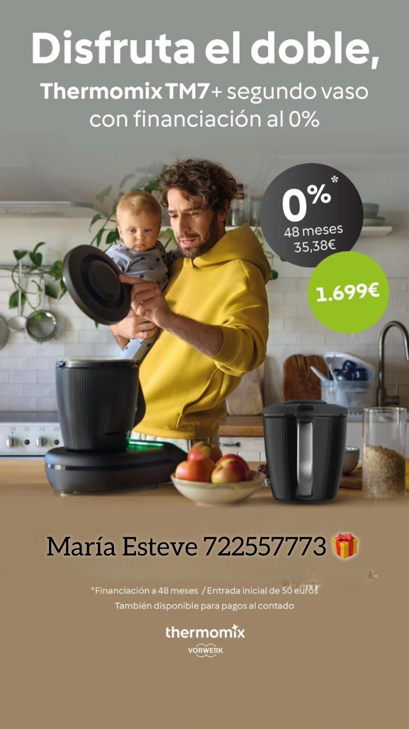 @María Esteve con Thermomix