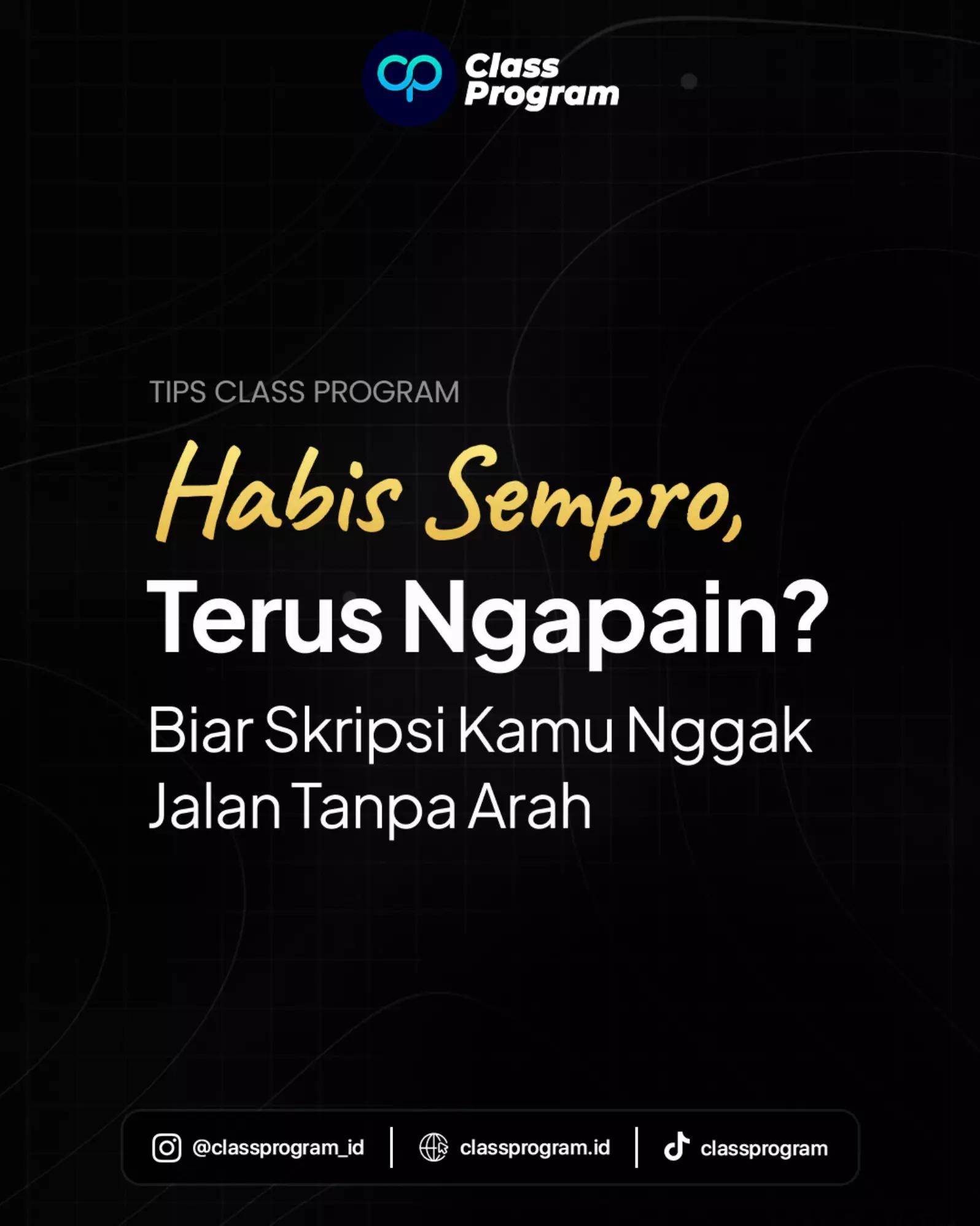 @Bimbingan Skripsi & Tesis