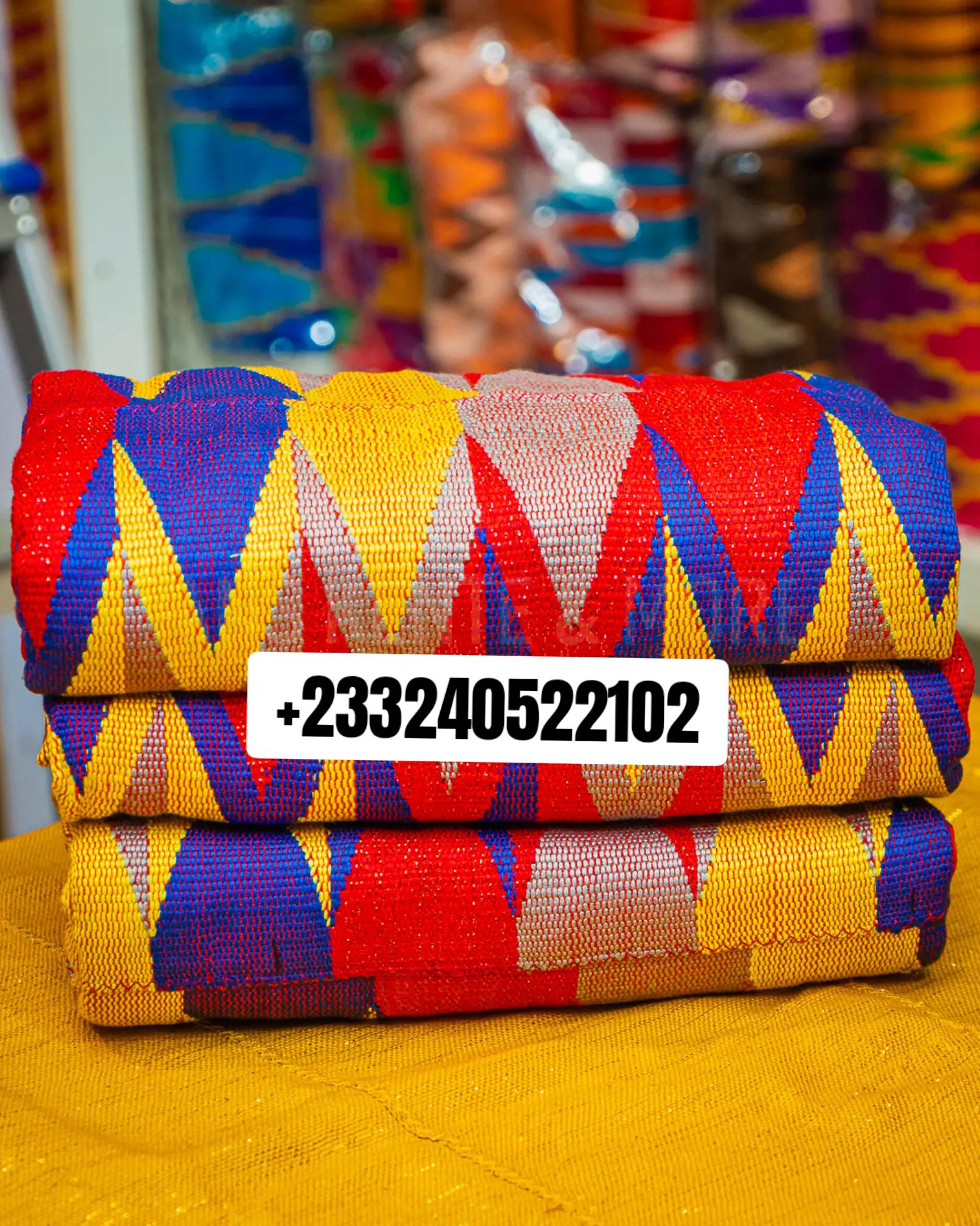 @KENTE VENDOR IN TEMA-MATAHEKO