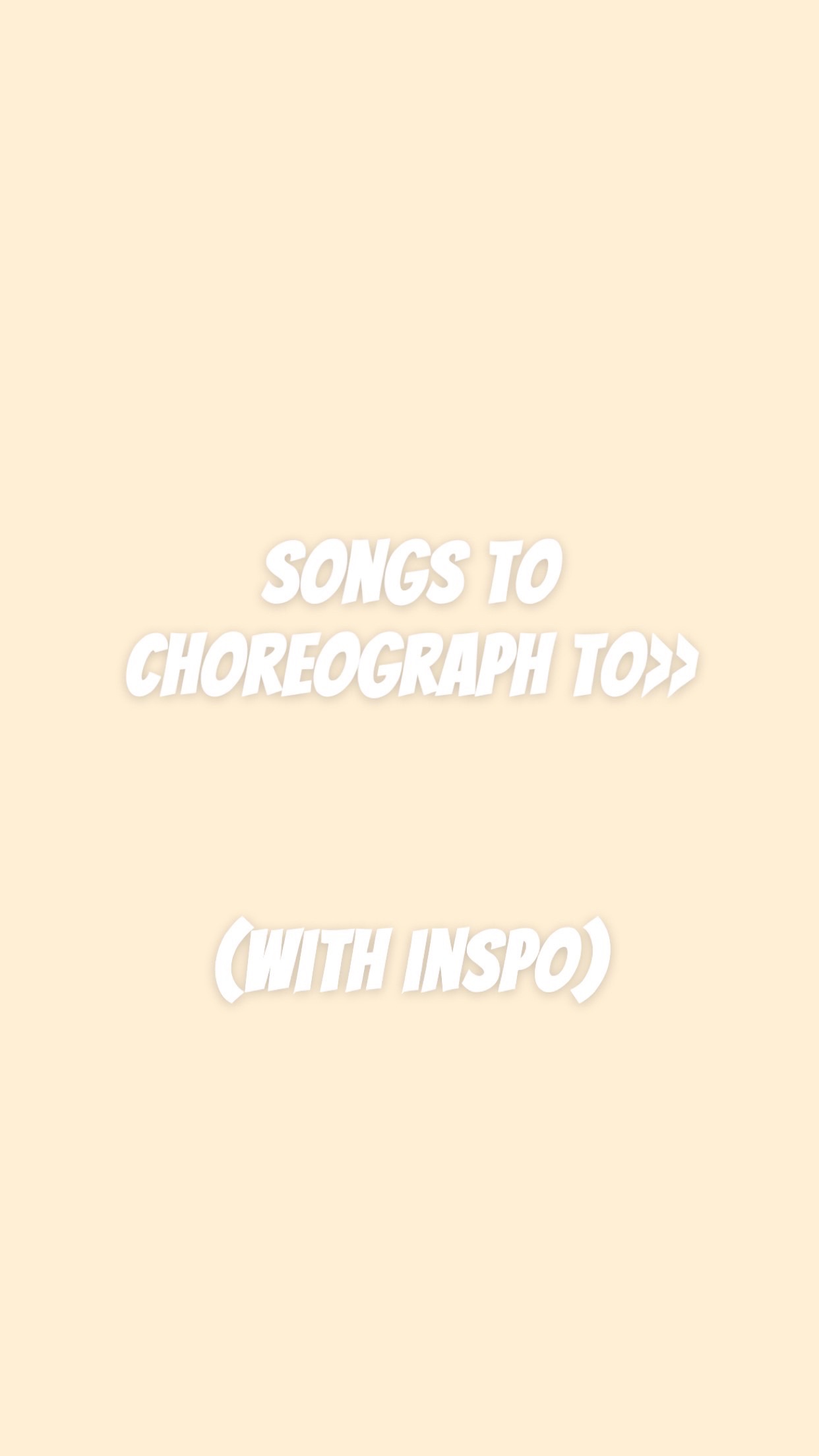 @dance ideas!