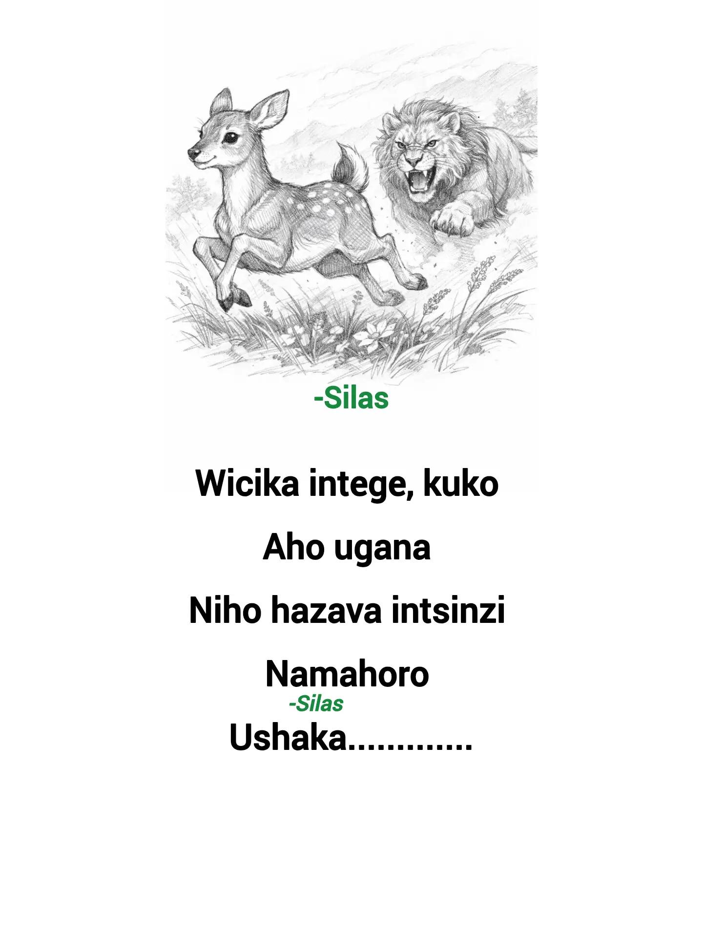 @Silas Nizeyimana
