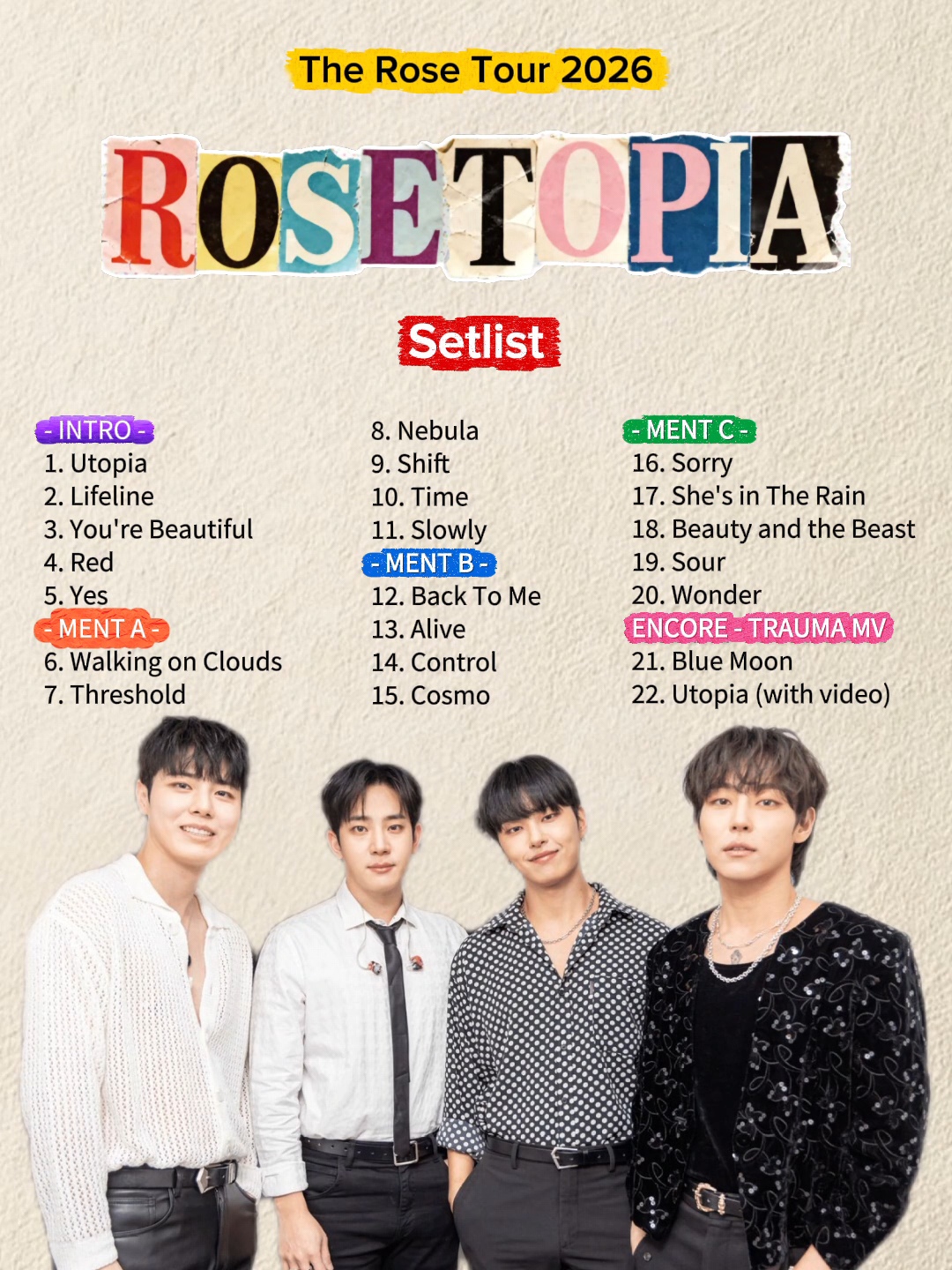 @Ale | The Rose band fan page
