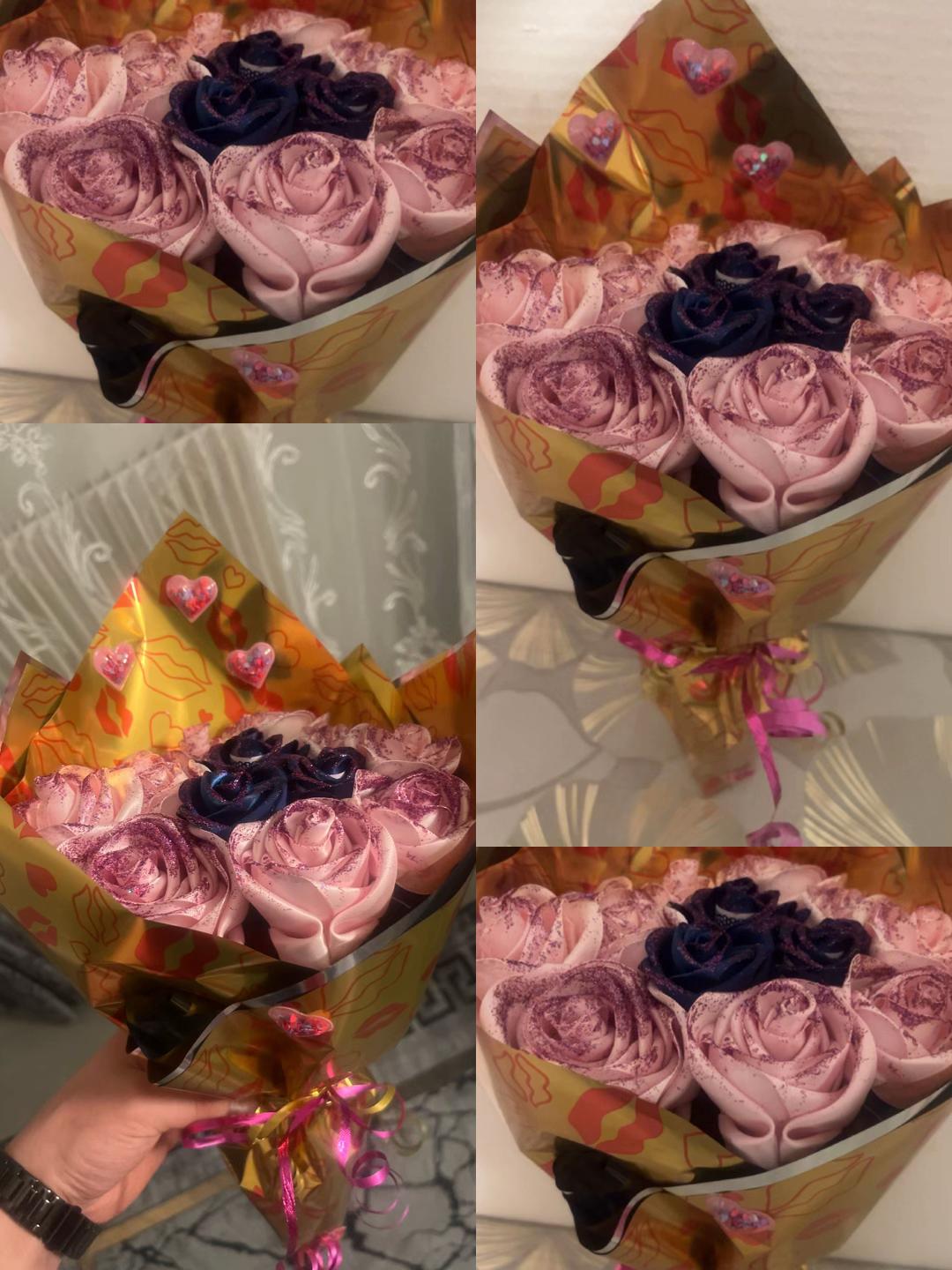 @Bouquet d&eacute;coratif fait main 🌹