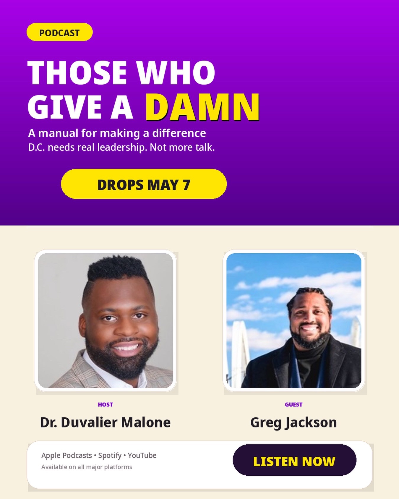 @Dr. Duvalier Malone