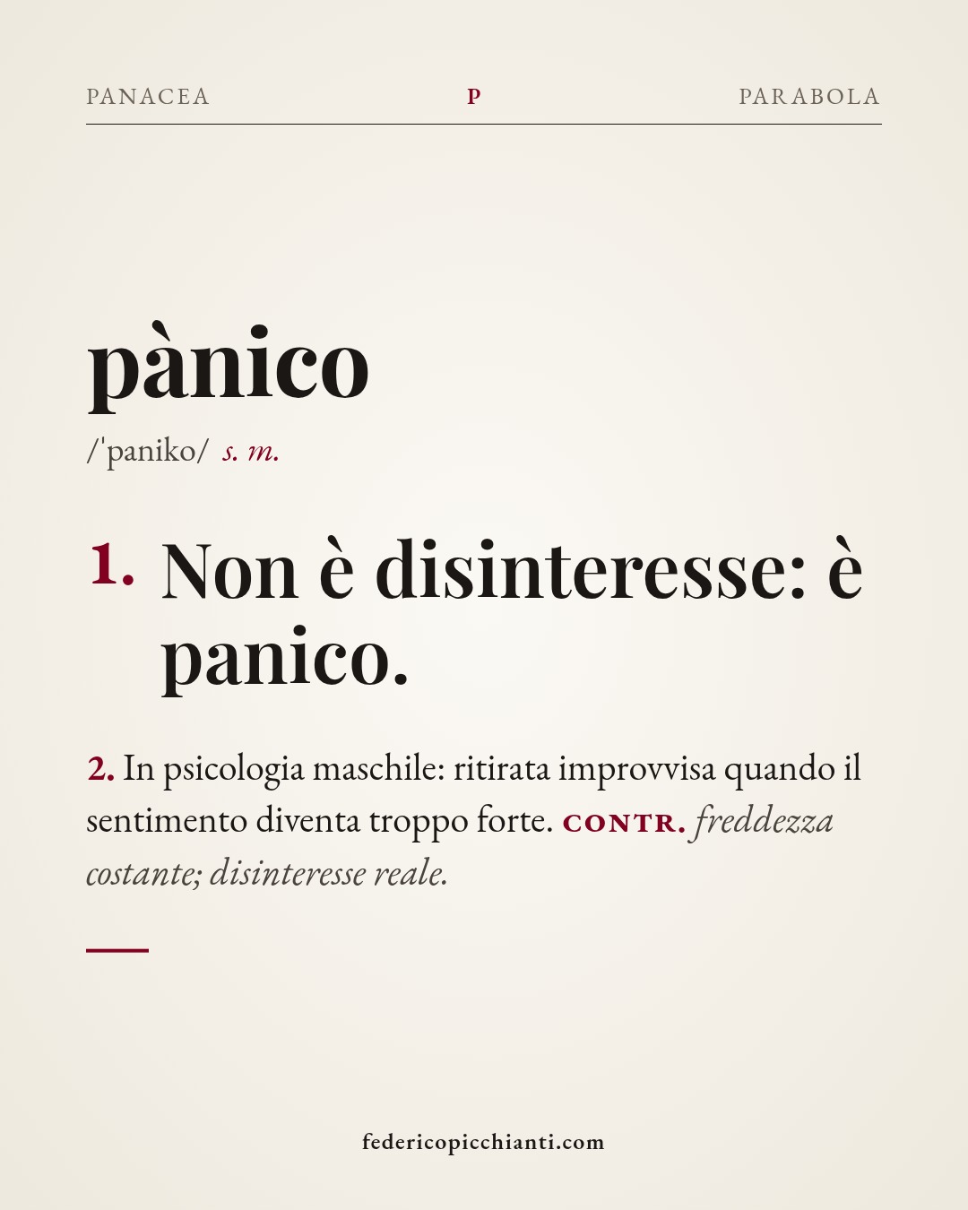 @Federico Picchianti