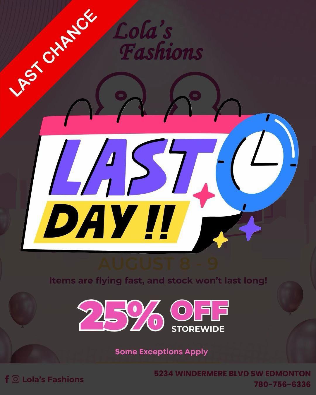@Lola’s Fashions