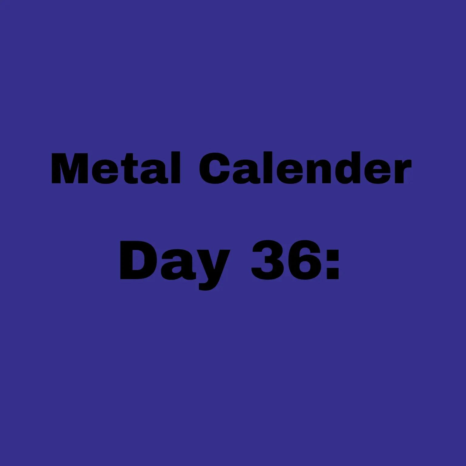 @Rock & Metal Calender