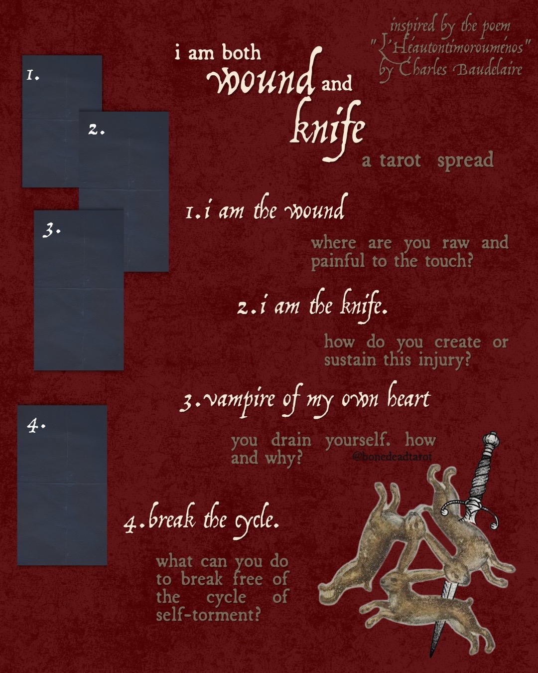 @bone dead tarot | beth ✰