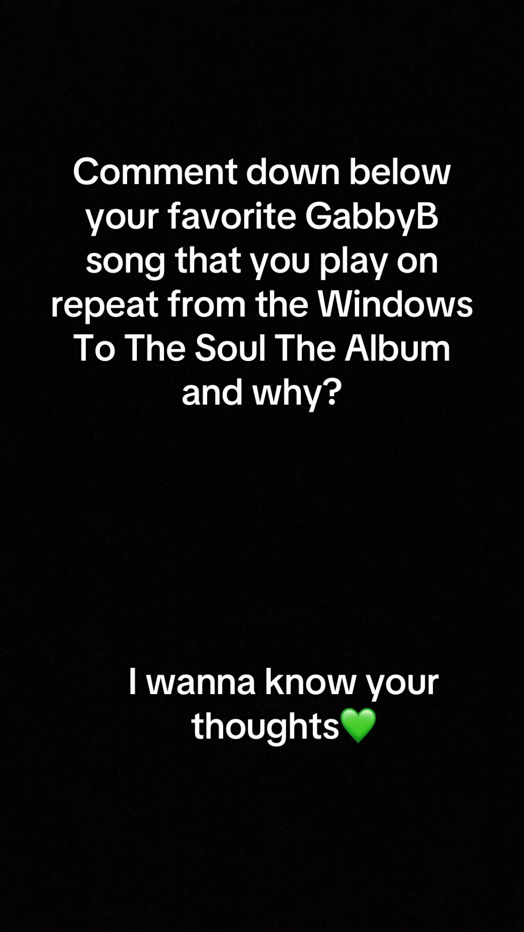 @TheGabbyBMusic✔️💚🎤