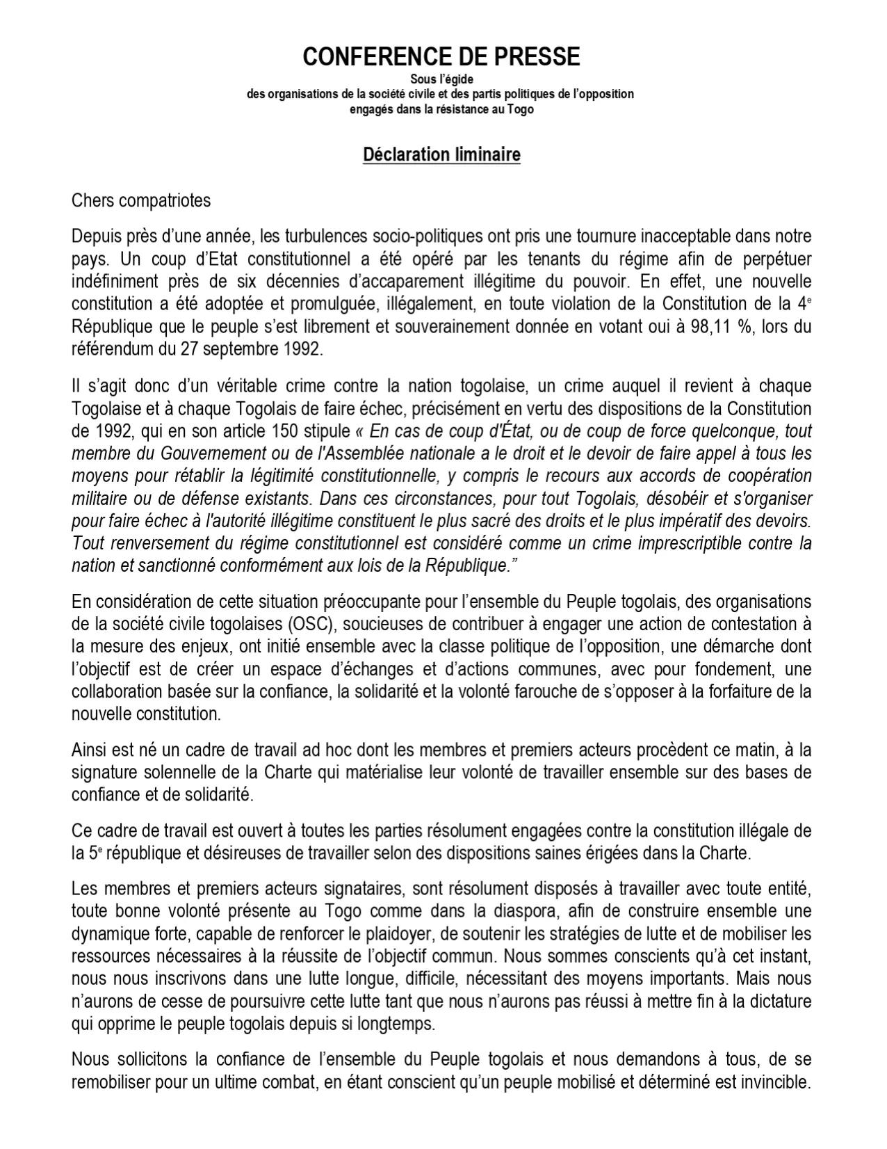 @Parti Politique FDR