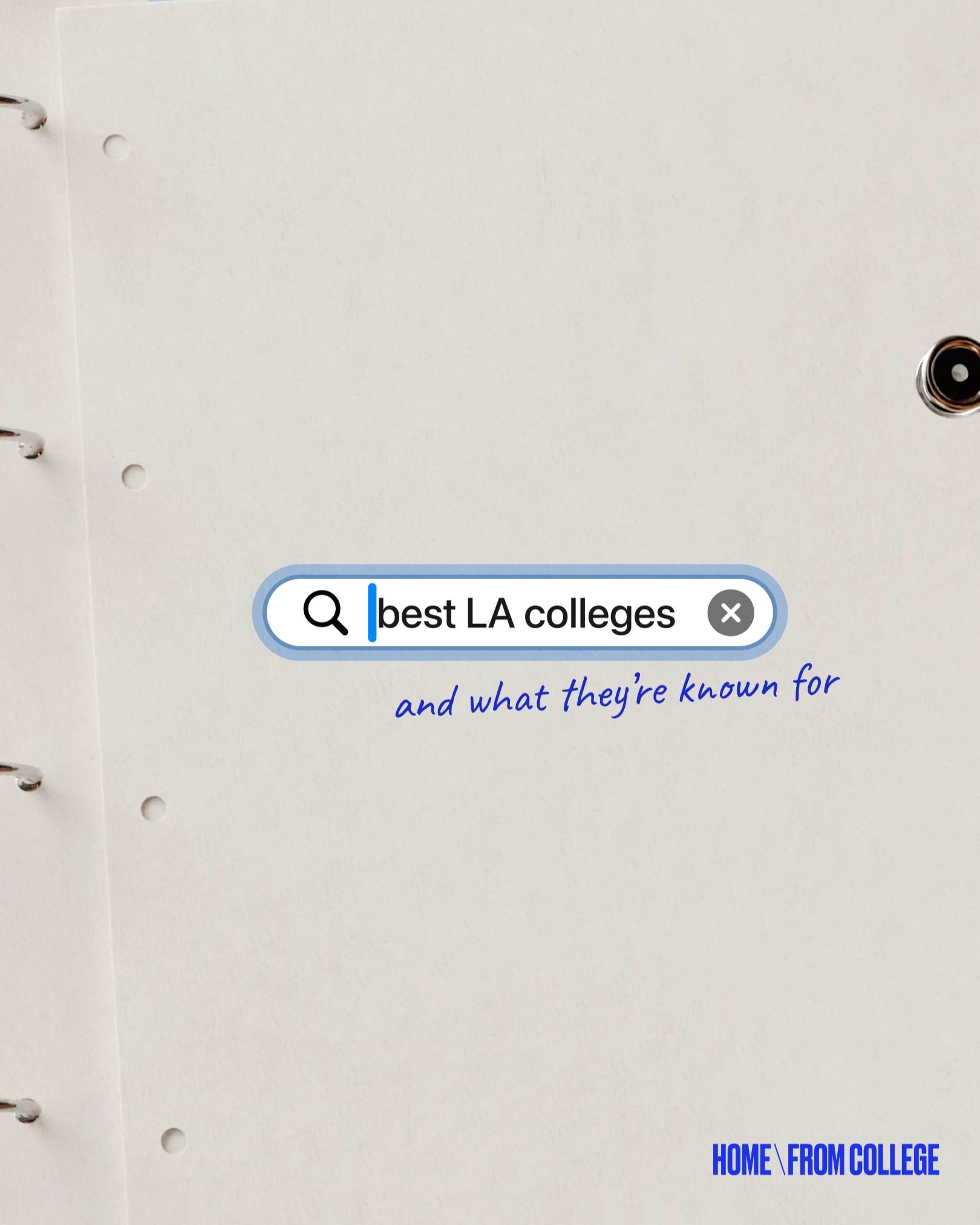 @Home From College