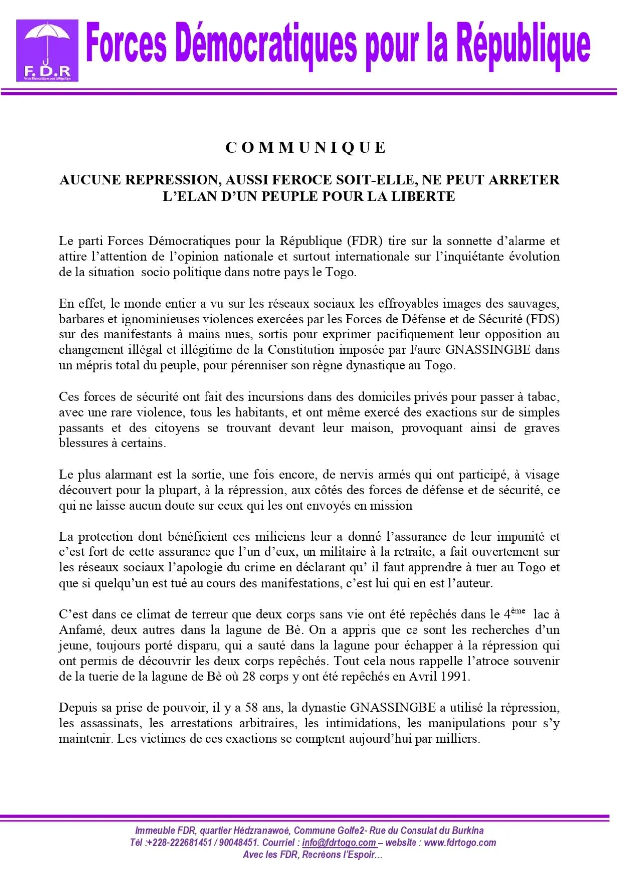 @Parti Politique FDR