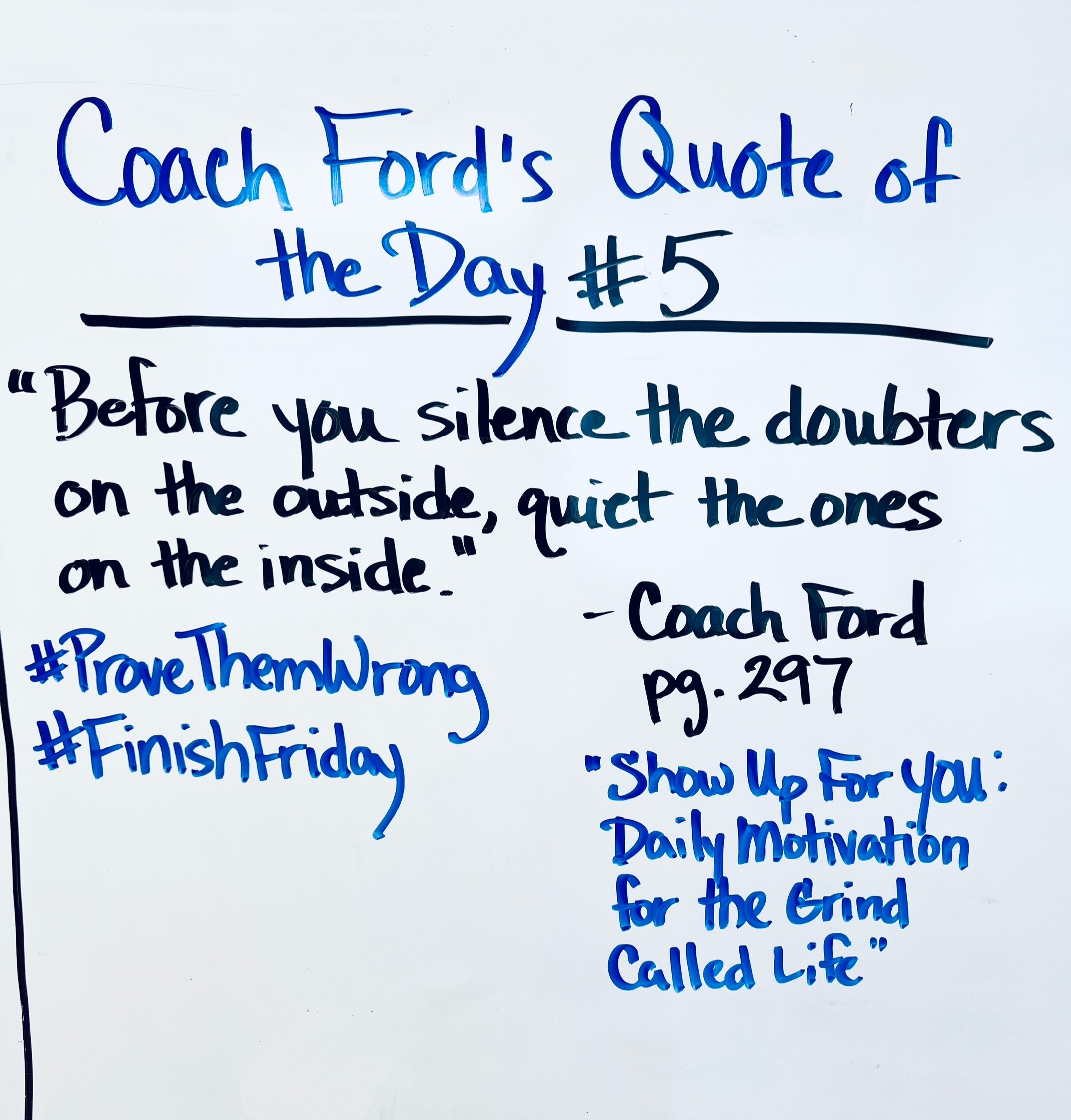 @Coach David Ford