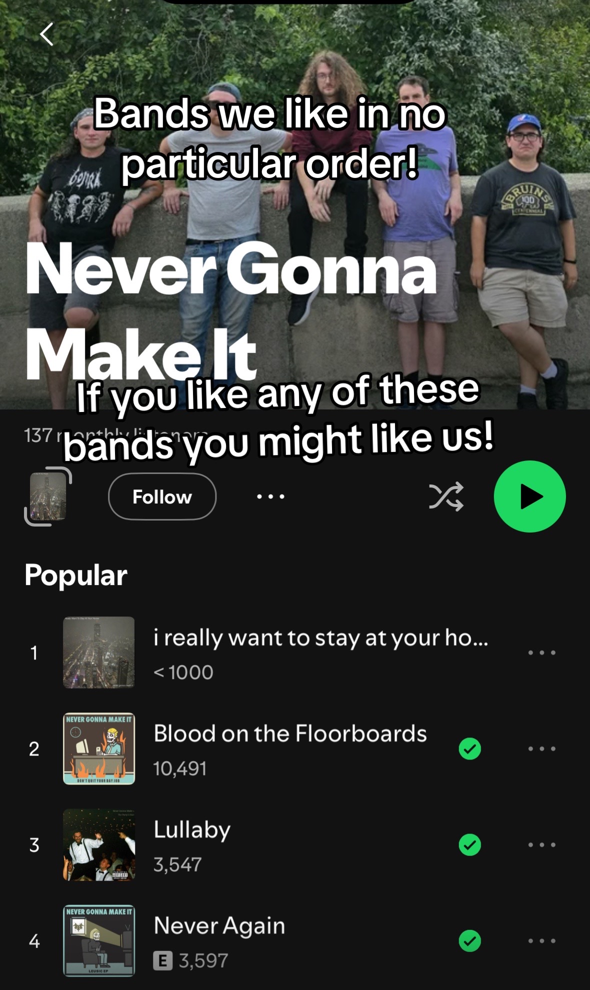 @Never Gonna Make It