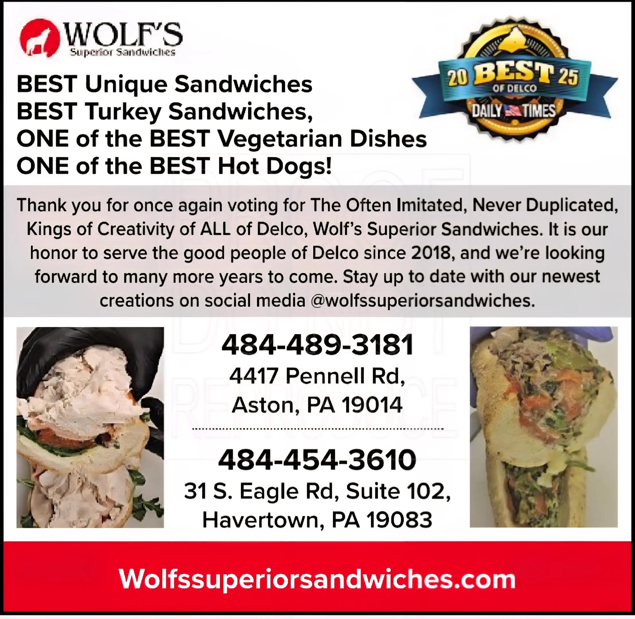 @Wolf's Superior Sandwiches