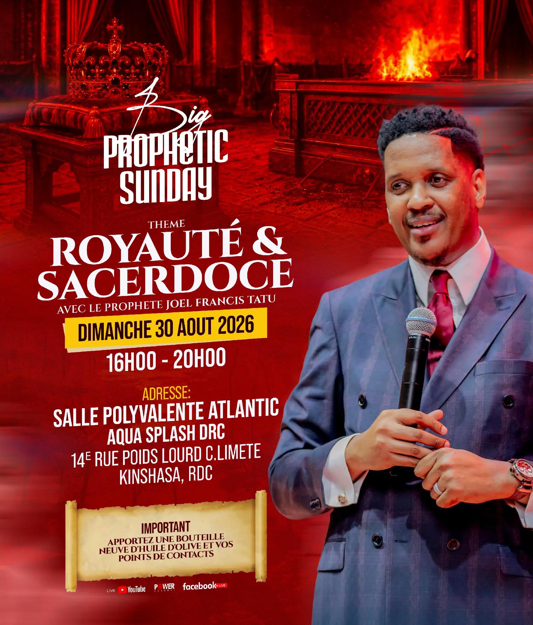 @Proph&egrave;te Jo&euml;l Francis Tatu