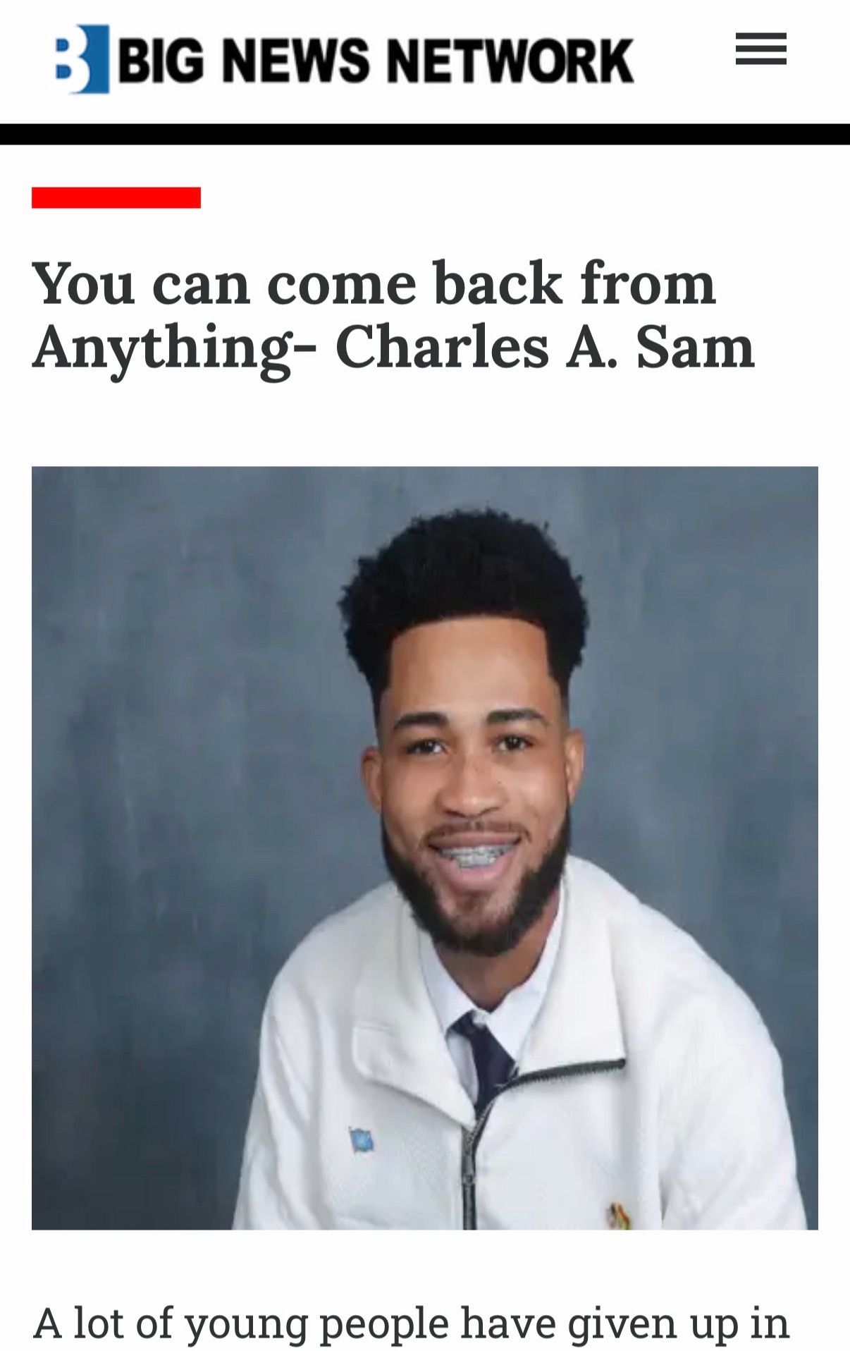 @Charles Sam