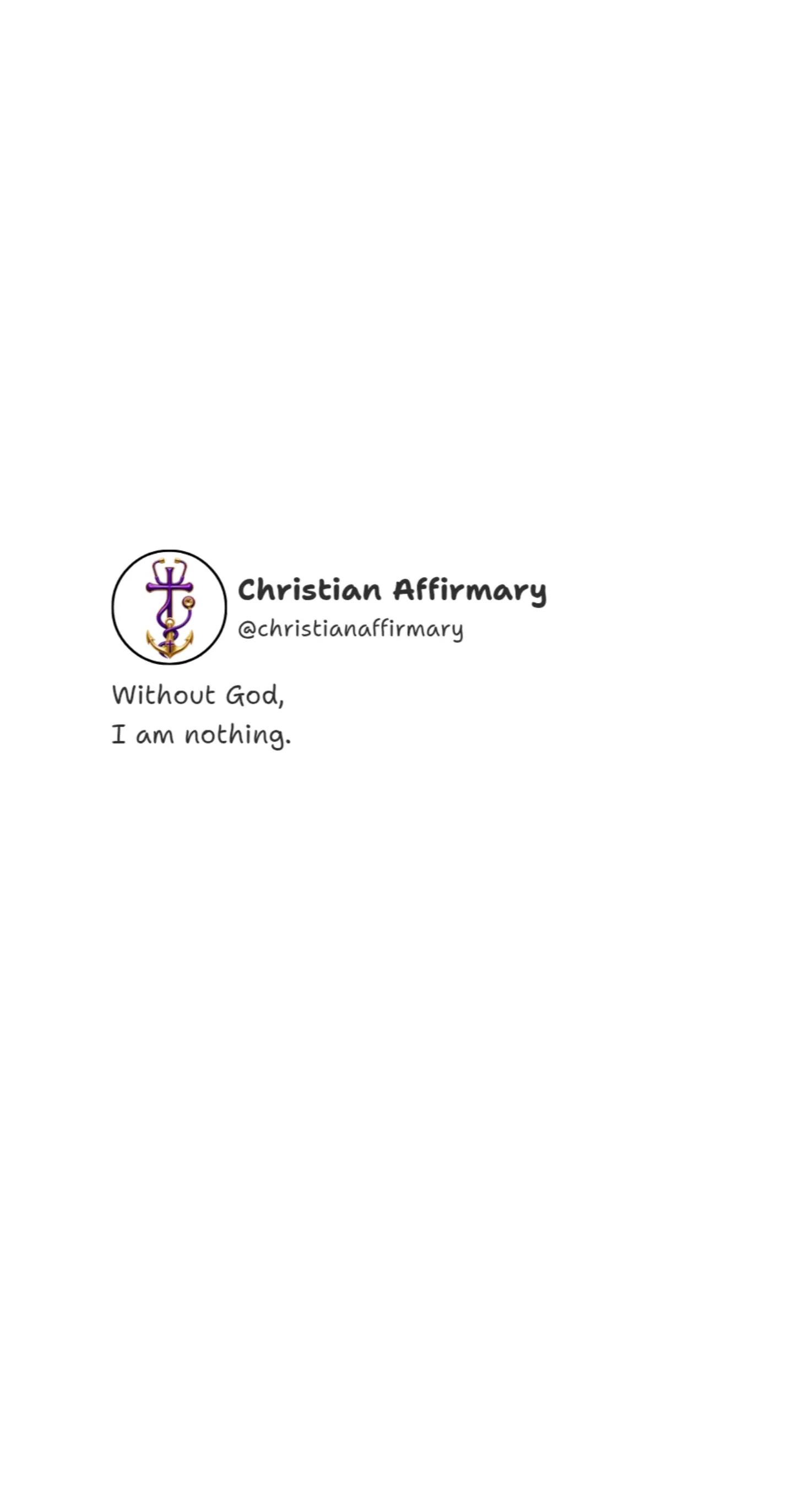 @✝️Christian Affirmary✝️