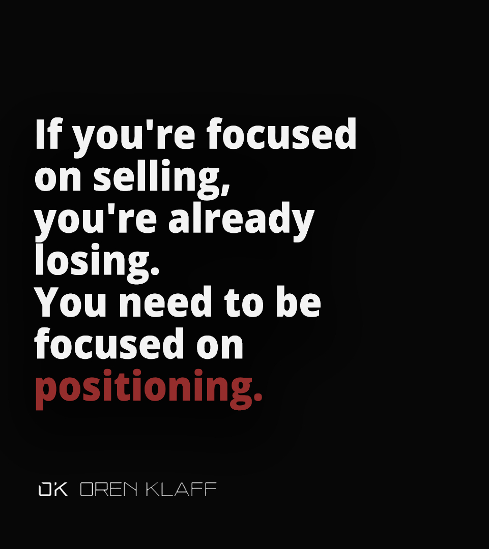 @Oren Klaff