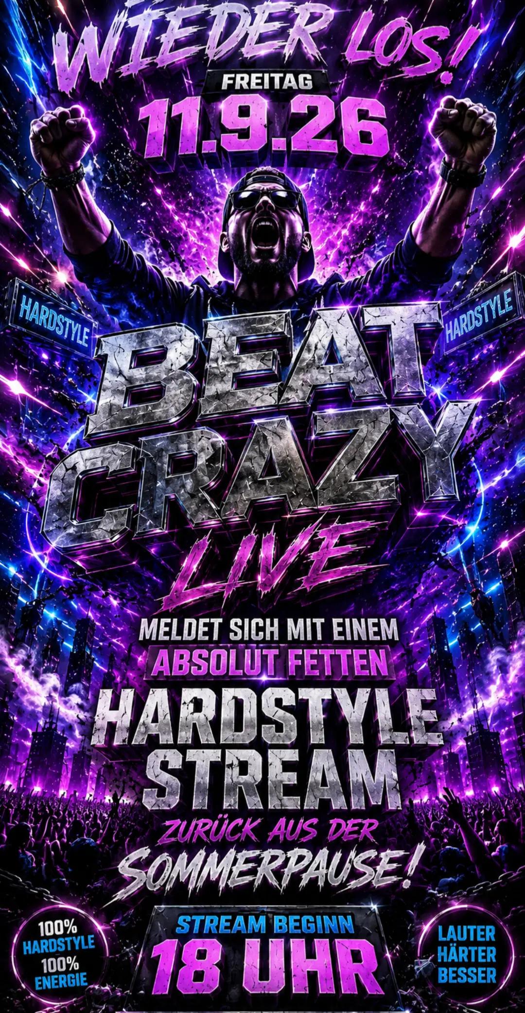 @Beat Crazy LIVE🔥🔥🎧🎧🖤🖤