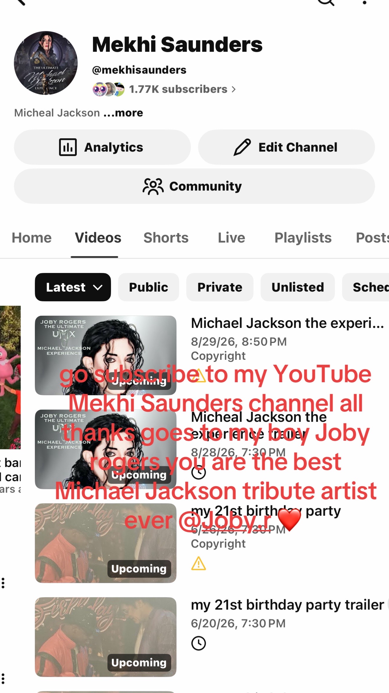 @Mekhi Saunders