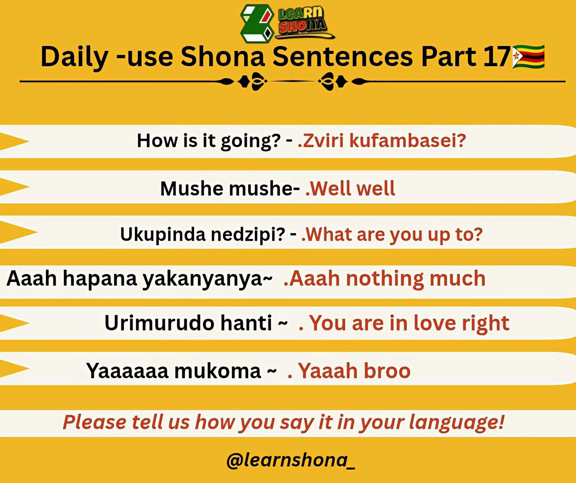 @Learn Shona