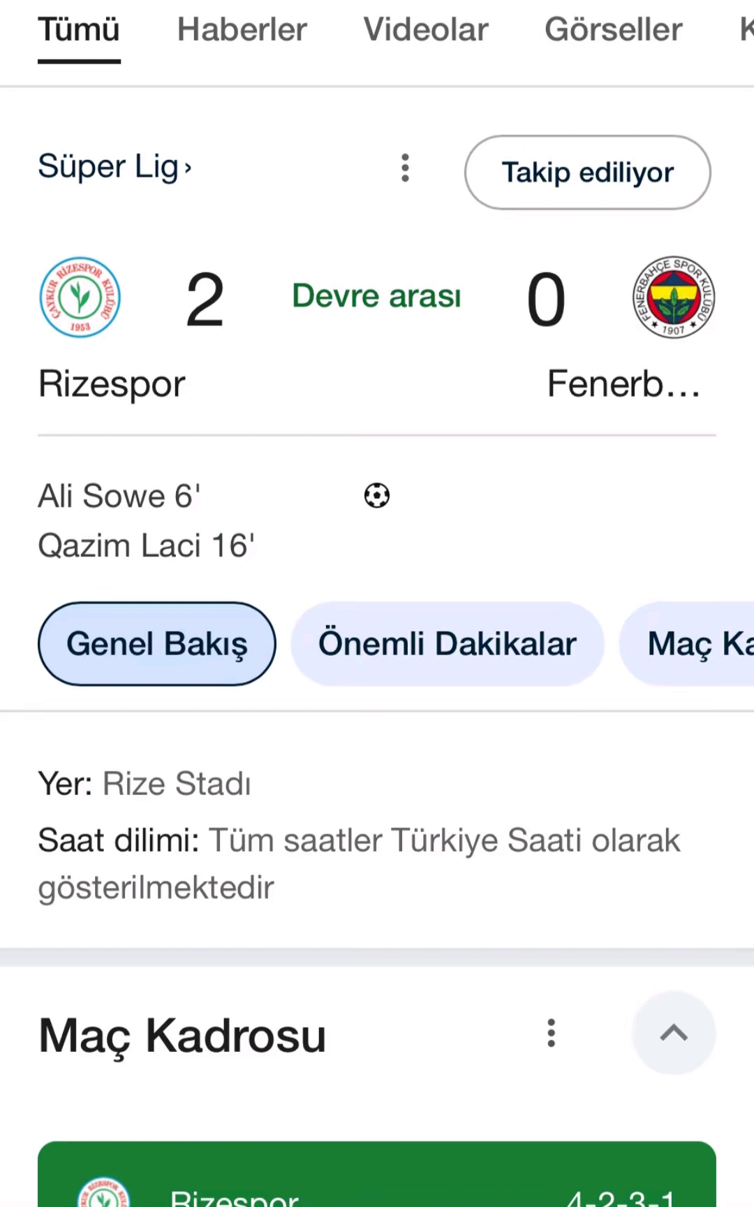 @Fenerbahçe şampiyon