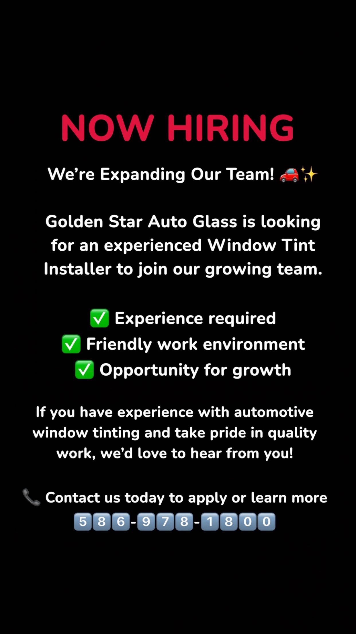 @Golden Star Auto Glass