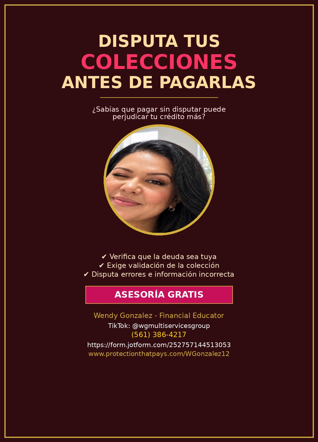 @Wendy Gonzalez.