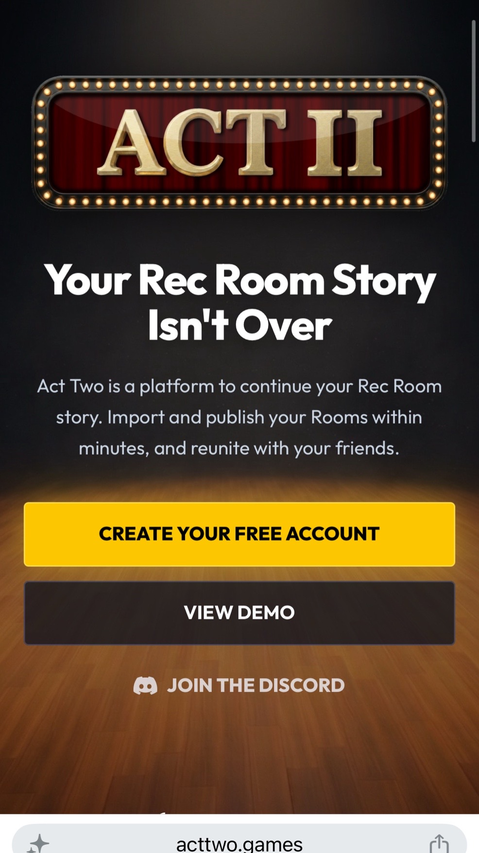 @Meagan | Act Two & Rec Room