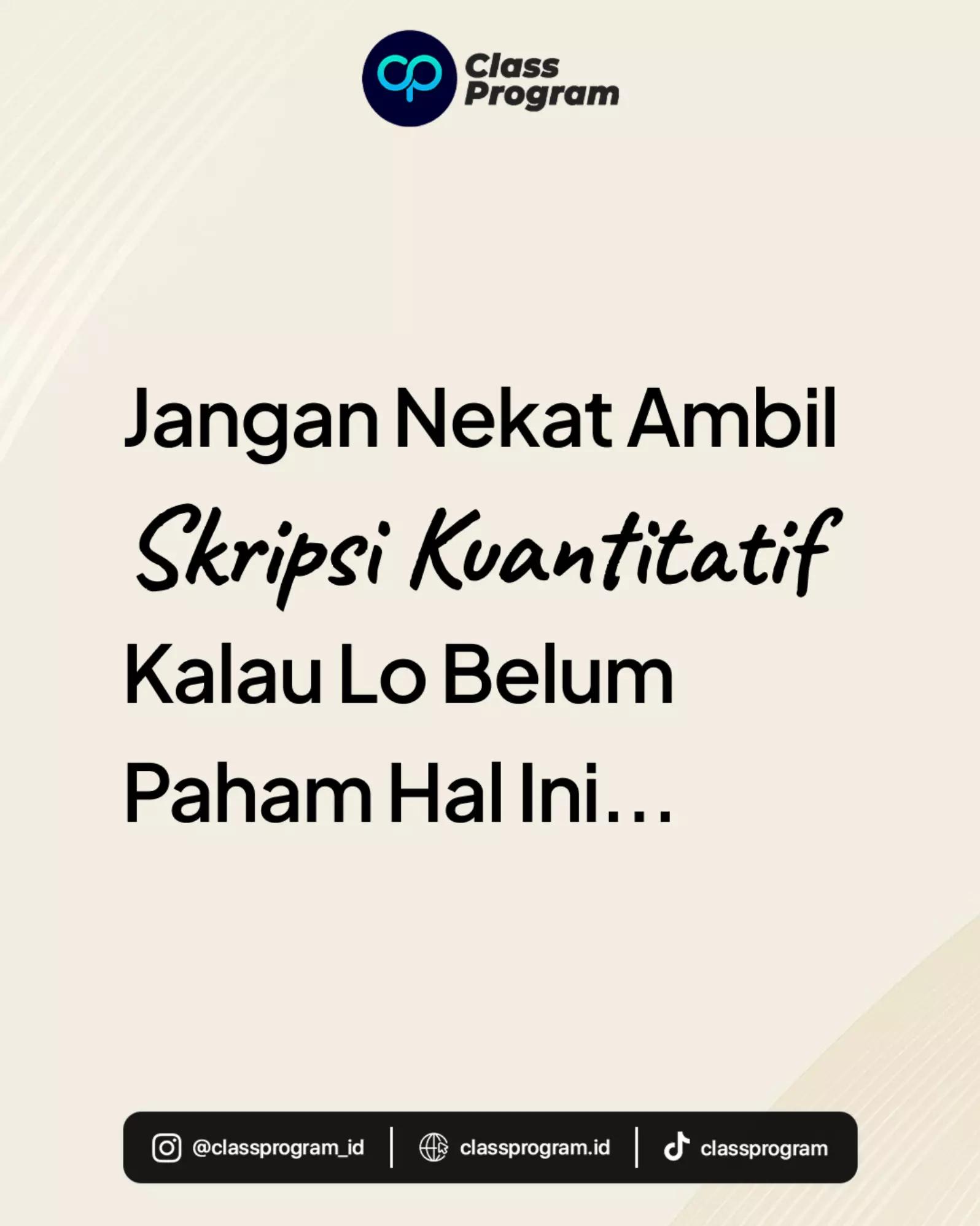 @Bimbingan Skripsi & Tesis
