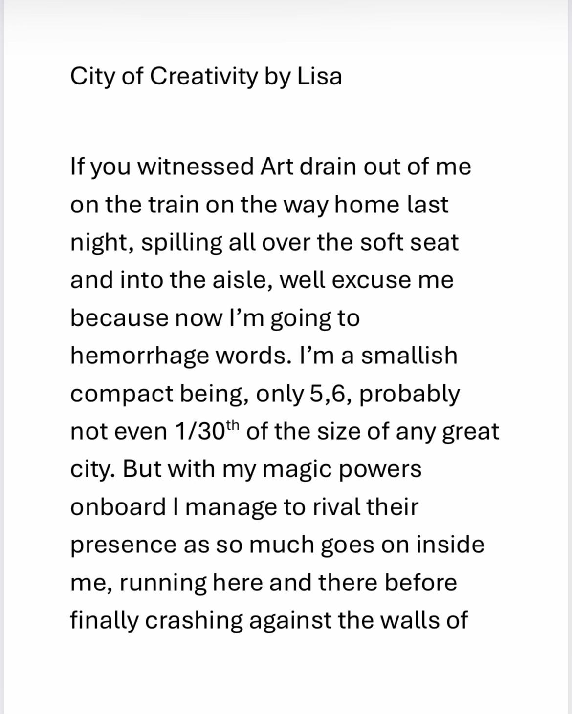 @The Art of the City